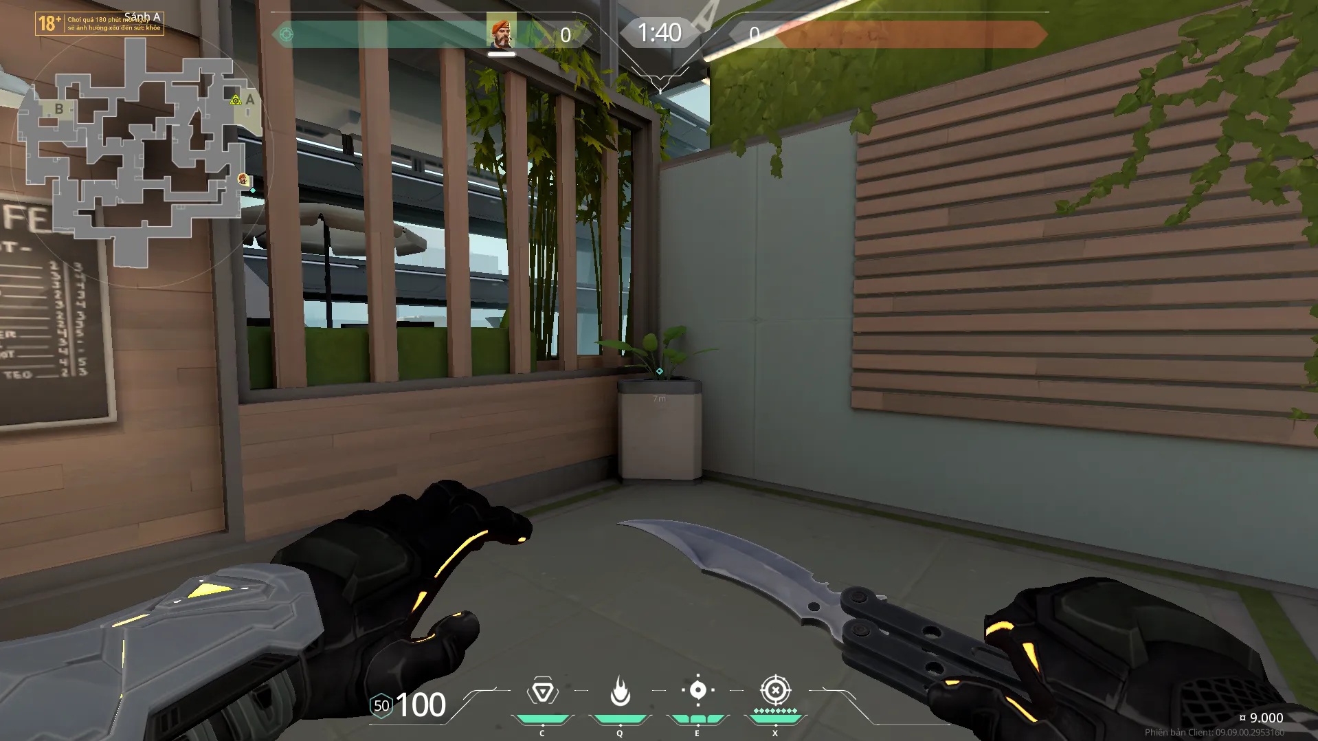 Brimstone Incendiary on Split Attack Site A — step 2 of 5: Aim — line up the shot