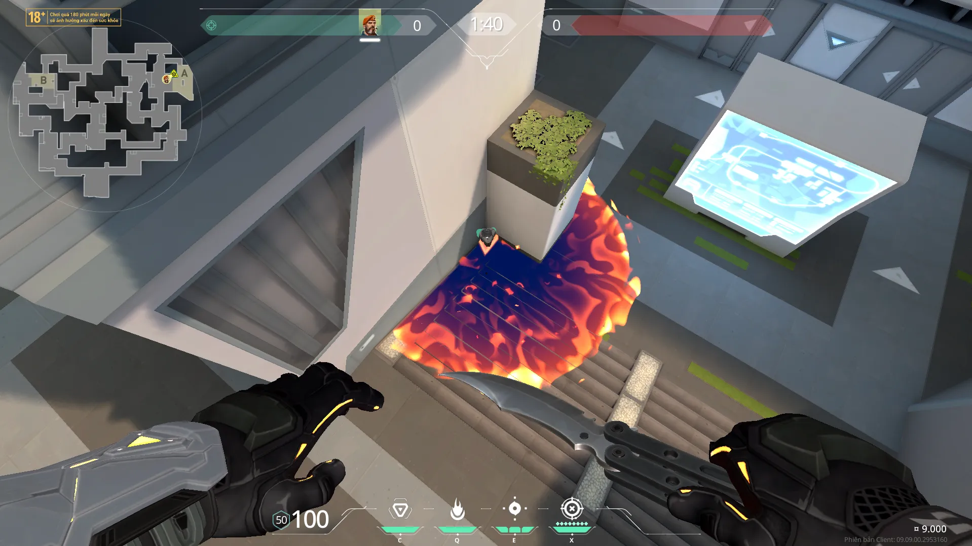 Brimstone Incendiary on Split Attack Site A — step 5 of 5: Result