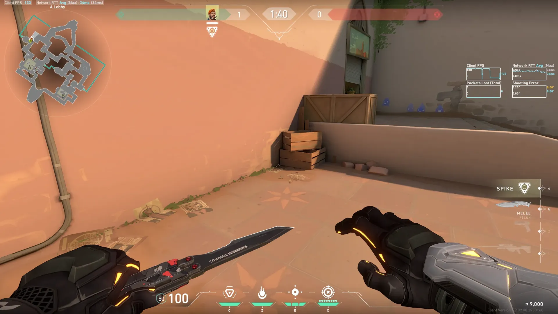 A Lobby Near Bath to A Default Truck Molly — Brimstone lineup on Bind