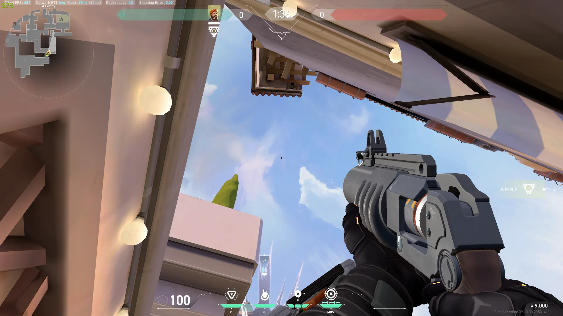 Brimstone Incendiary on Ascent Attack Site A — step 2 of 3: Aim — line up the shot