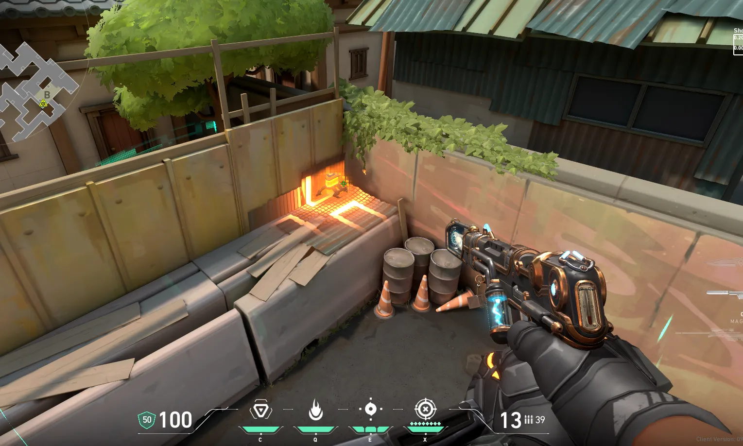 B Lobby to B Double Box — Brimstone lineup on Split