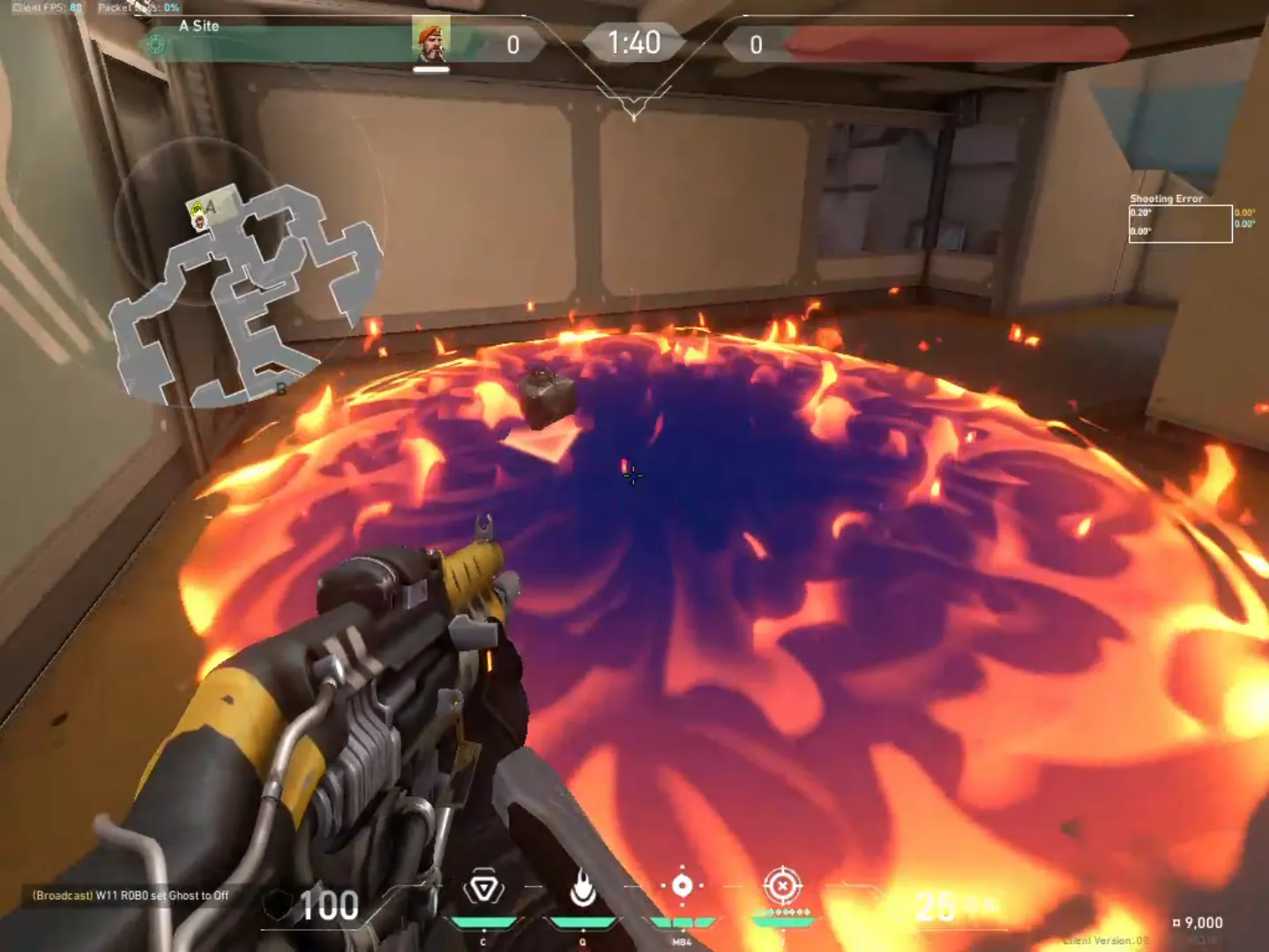 Brimstone Incendiary on Fracture Attack Site A — step 5 of 5: Result