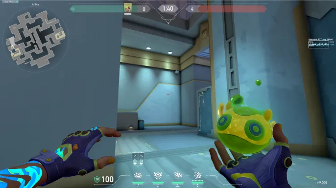 Gekko Mosh Pit on Abyss Defense Site A — step 2 of 4: Aim — line up the shot