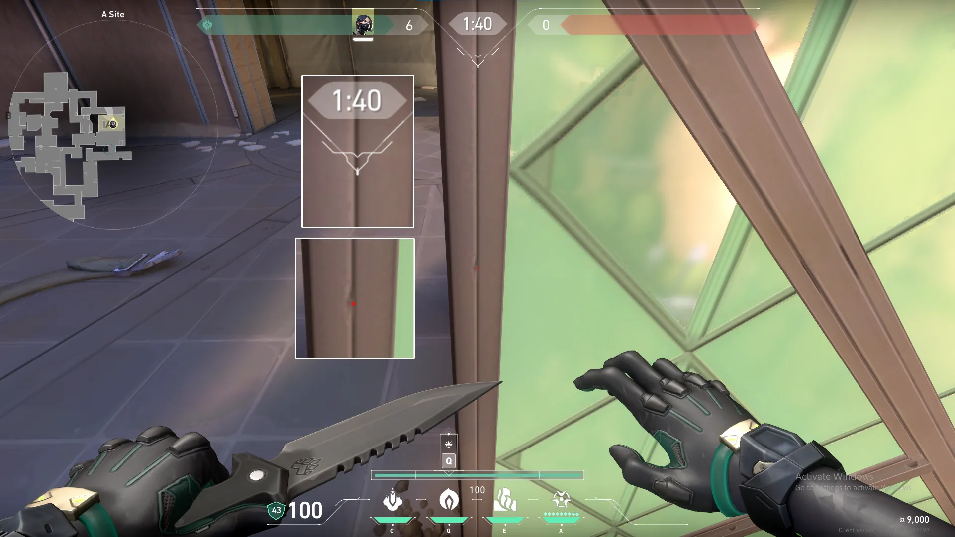 Viper Poison Cloud on Ascent Defense Site A — step 2 of 5: Aim — line up the shot