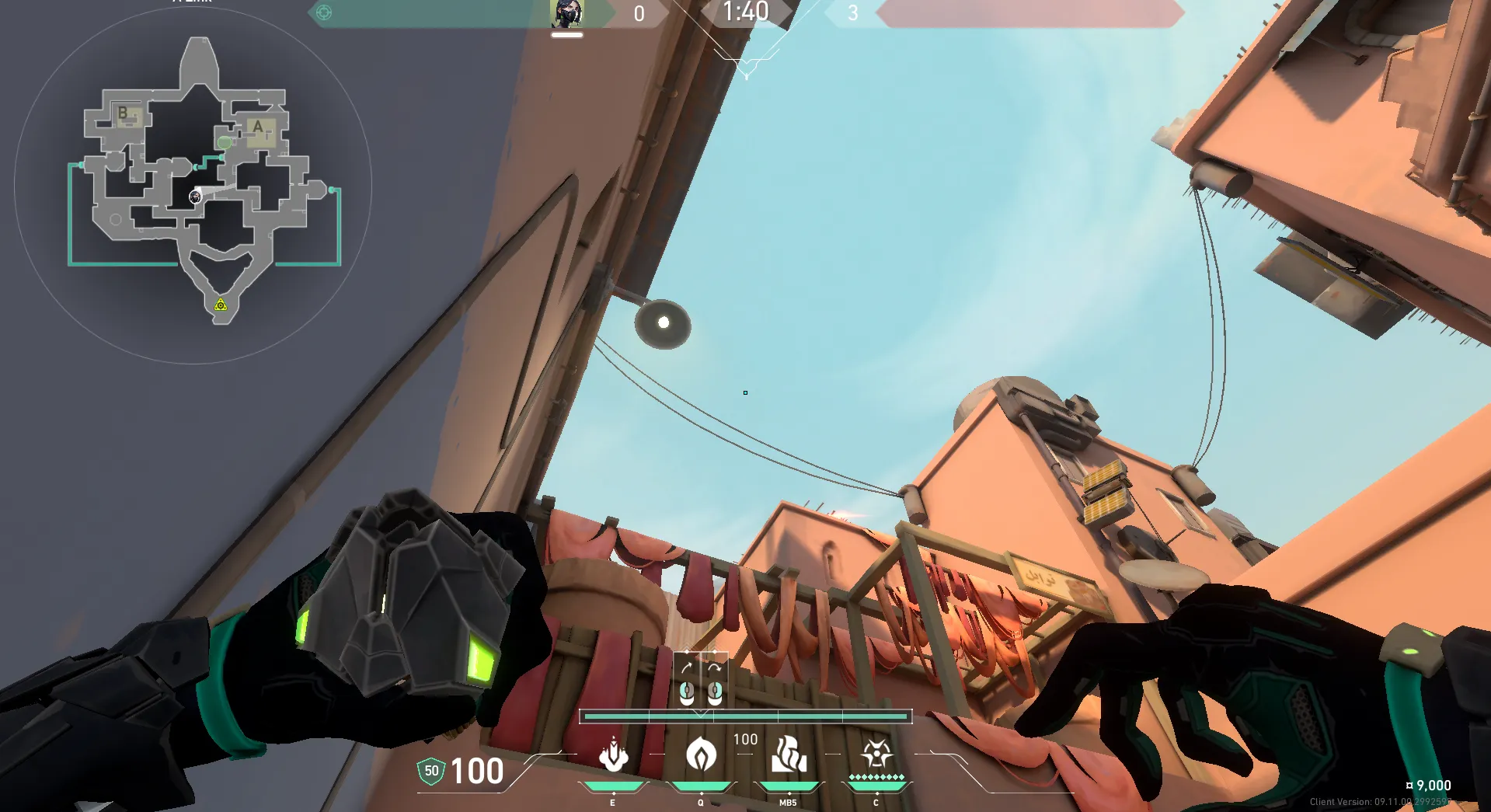 Viper Poison Cloud on Bind Attack Site A — step 2 of 4: Aim — line up the shot