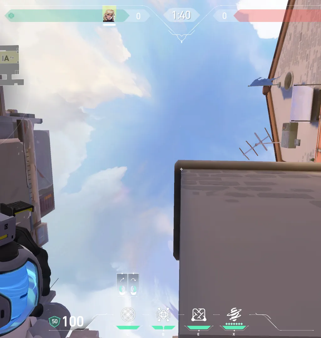 Deadlock GravNet on Ascent Attack Site A — step 2 of 3: Aim — line up the shot