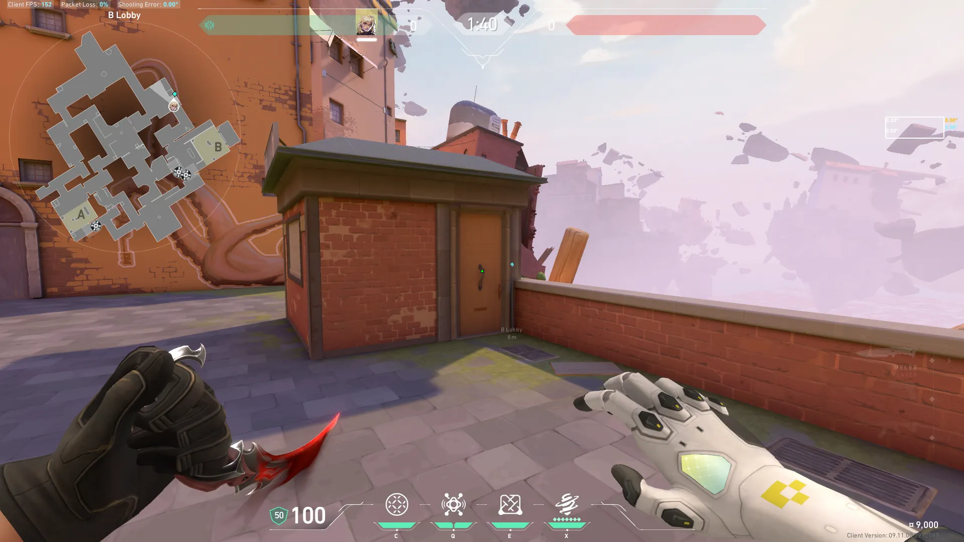 B Site Gravnet From B Lobby — Deadlock lineup on Ascent