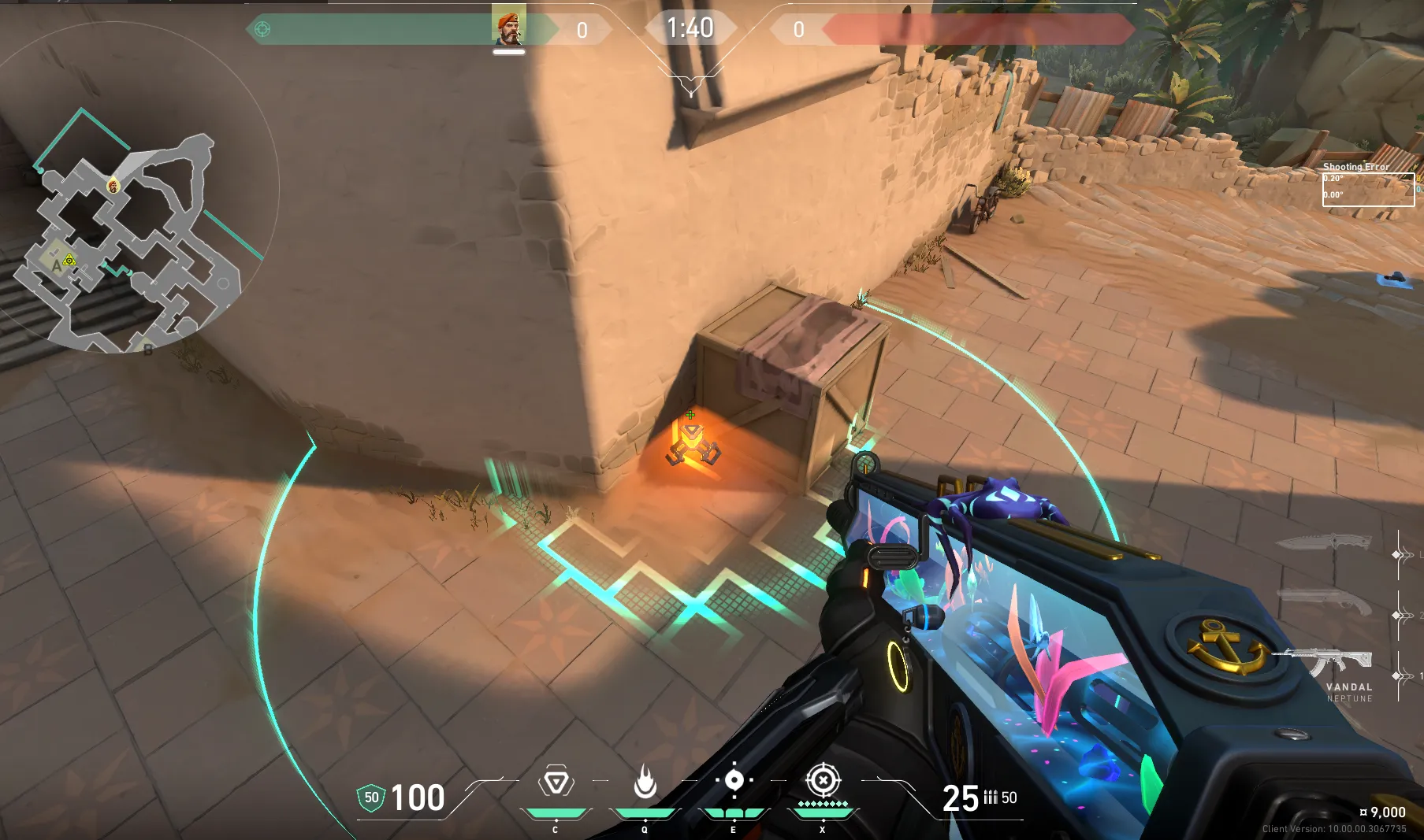 A Lobby to A Default (from A Lobby) — Brimstone lineup on Bind
