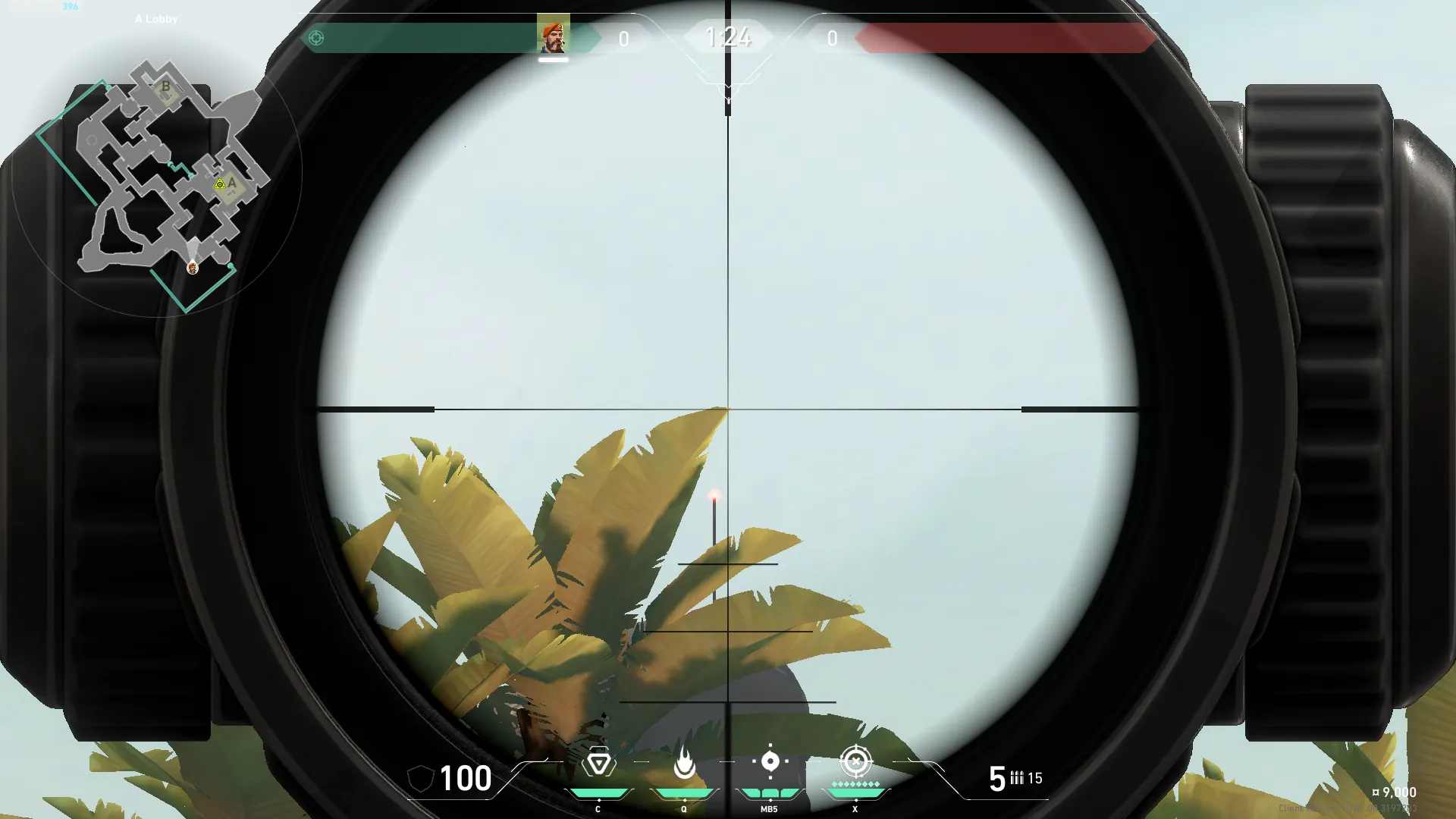 Brimstone Incendiary on Bind Attack Site A — step 3 of 5: Aim — line up the shot