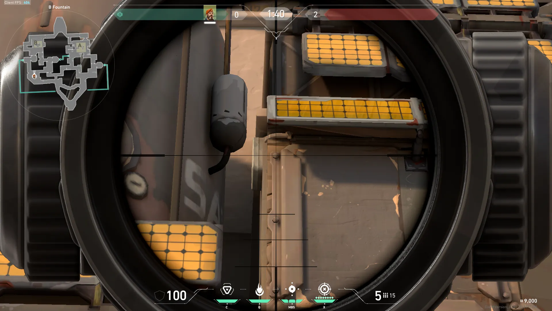 Brimstone Incendiary on Bind Attack Site B — step 3 of 5: Aim — line up the shot