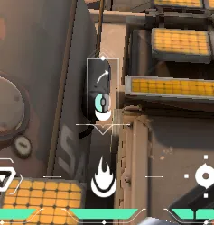 Brimstone Incendiary on Bind Attack Site B — step 4 of 5: Aim — line up the shot