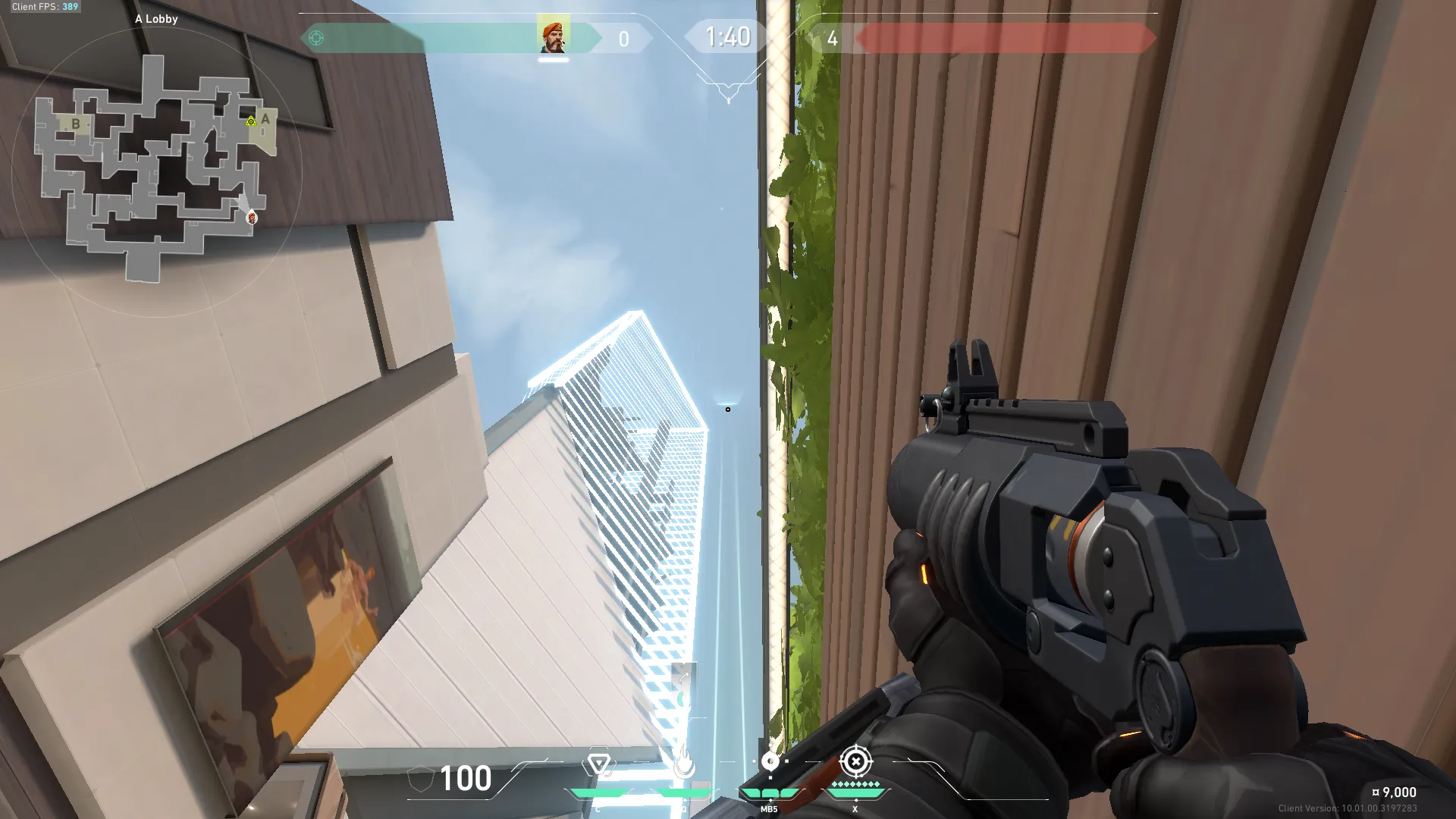 Brimstone Incendiary on Split Attack Site A — step 3 of 4: Aim — line up the shot