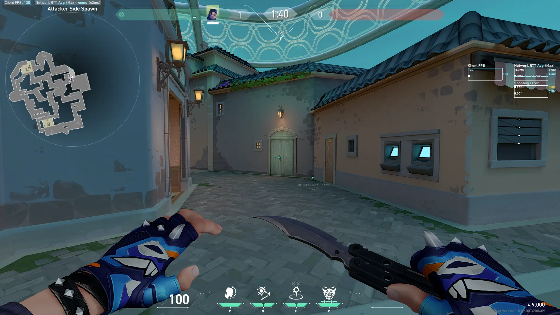 A Lobby/spawn to Mid Link — Yoru lineup on Pearl