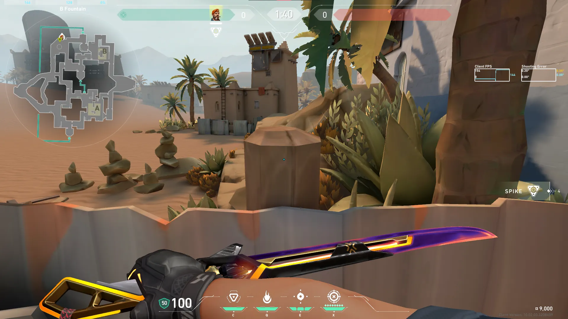 Brimstone Incendiary on Bind Attack Site B — step 2 of 4: Aim — line up the shot