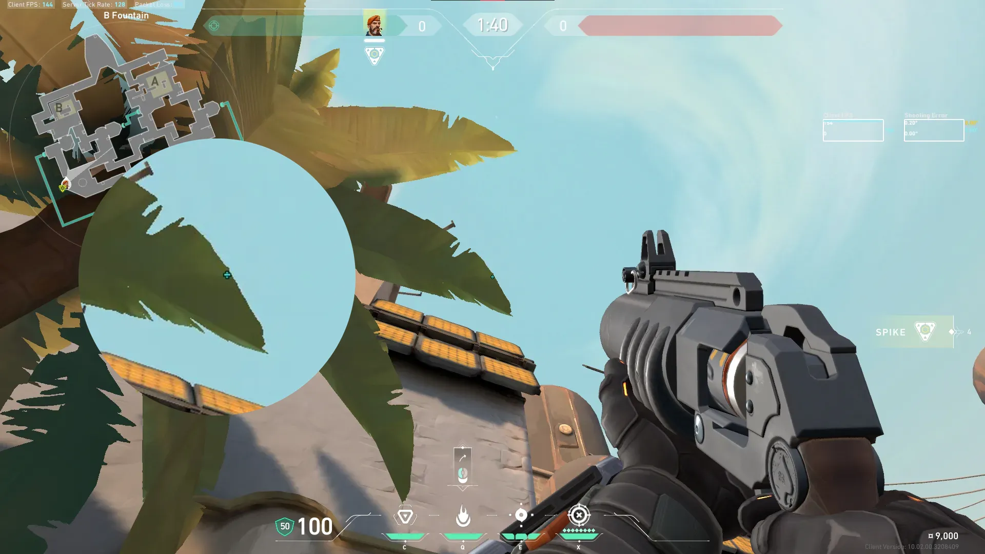 Brimstone Incendiary on Bind Attack Site B — step 3 of 4: Aim — line up the shot