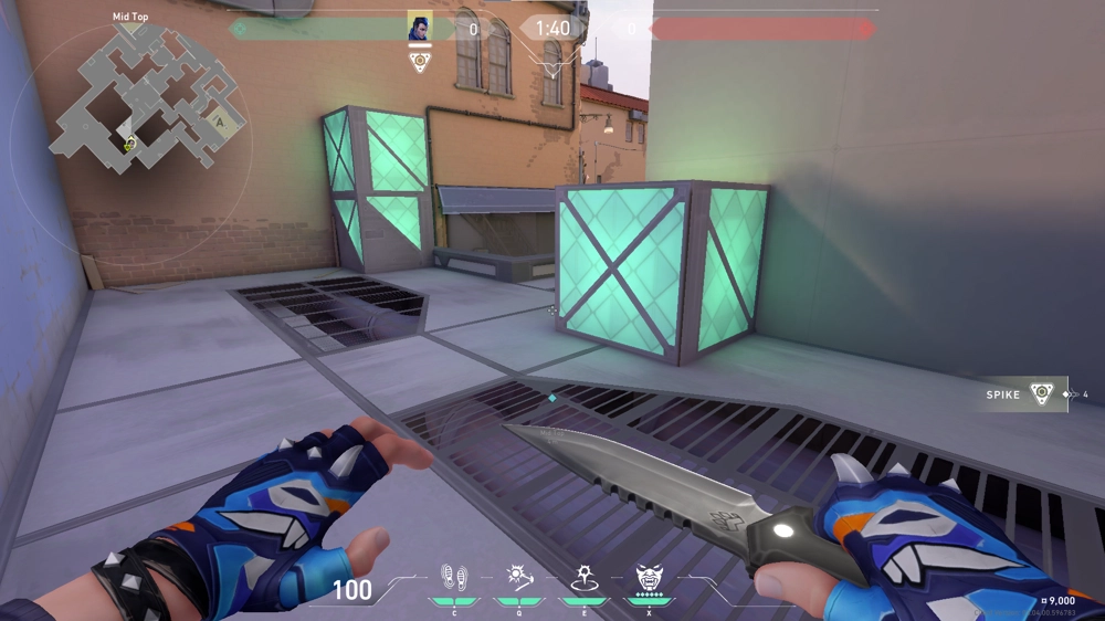 Teleport Behind Mid Players — Yoru lineup on Ascent