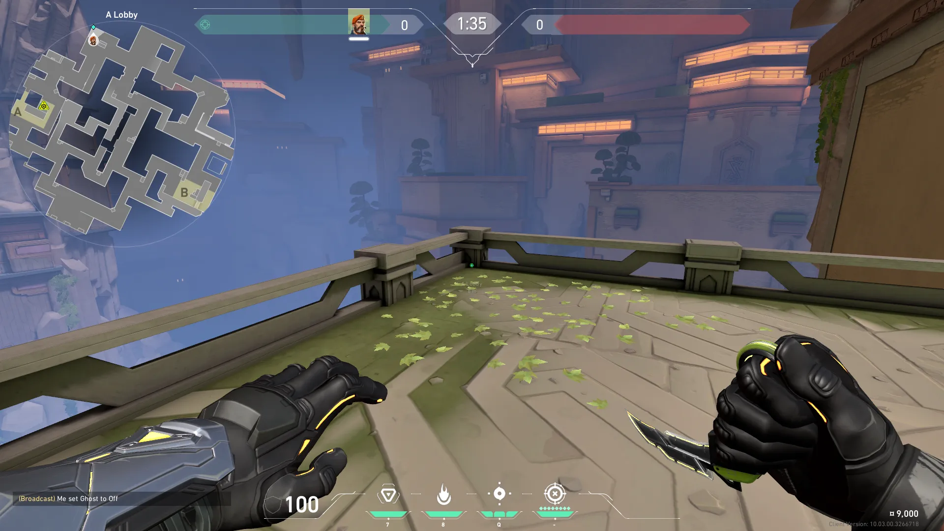 A Lobby to Bridge (from A Lobby) #2 — Brimstone lineup on Abyss