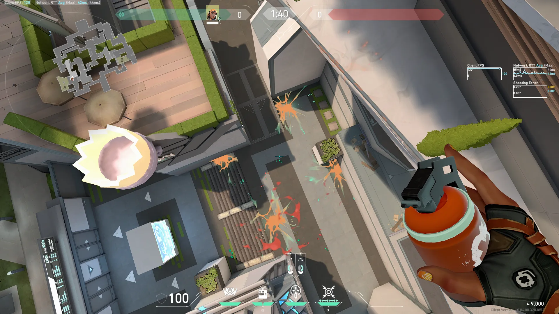 Raze Paint Shells on Split Attack Site A — step 3 of 3: Result