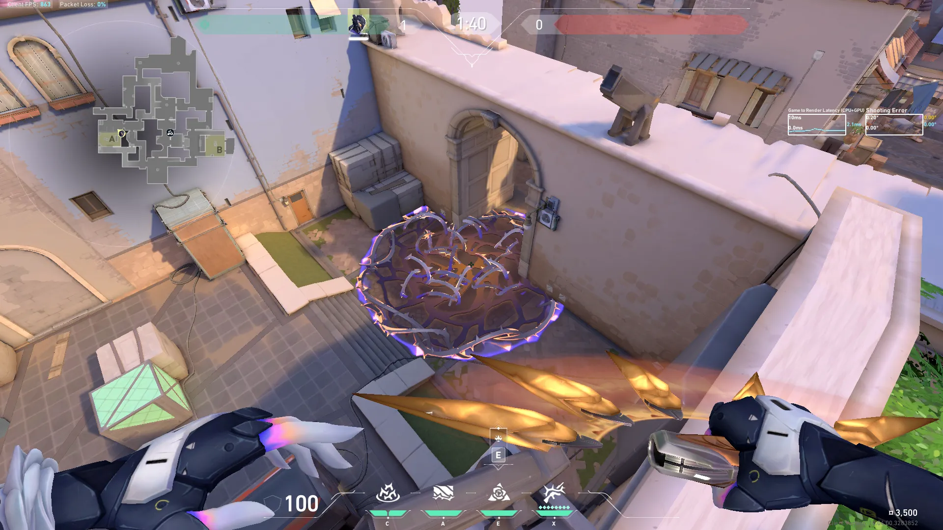 Vyse Razorvine on Ascent Defense Site A — step 3 of 3: Result