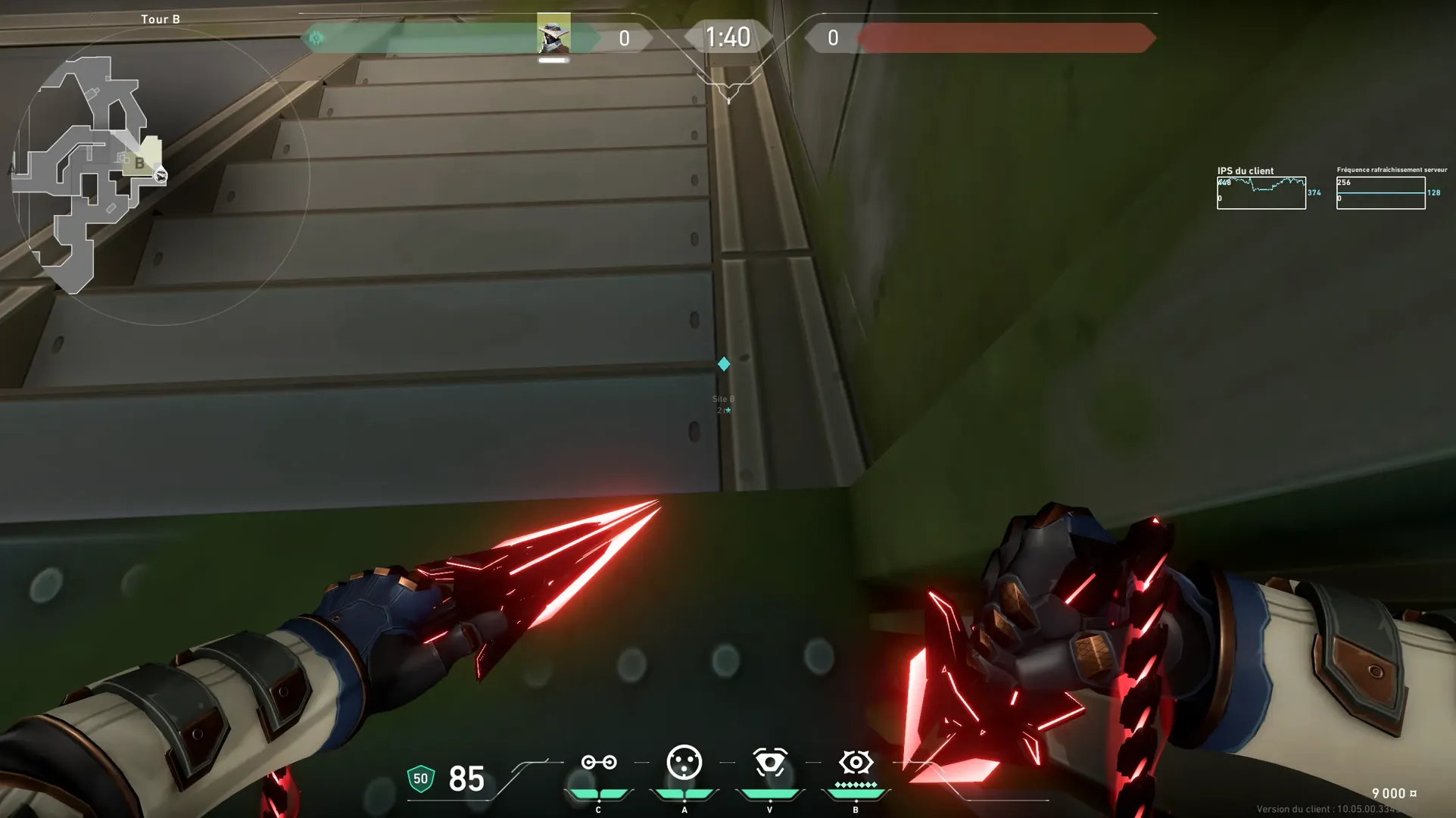 Cypher Spycam on Fracture Defense Site B — step 2 of 5: Aim — line up the shot