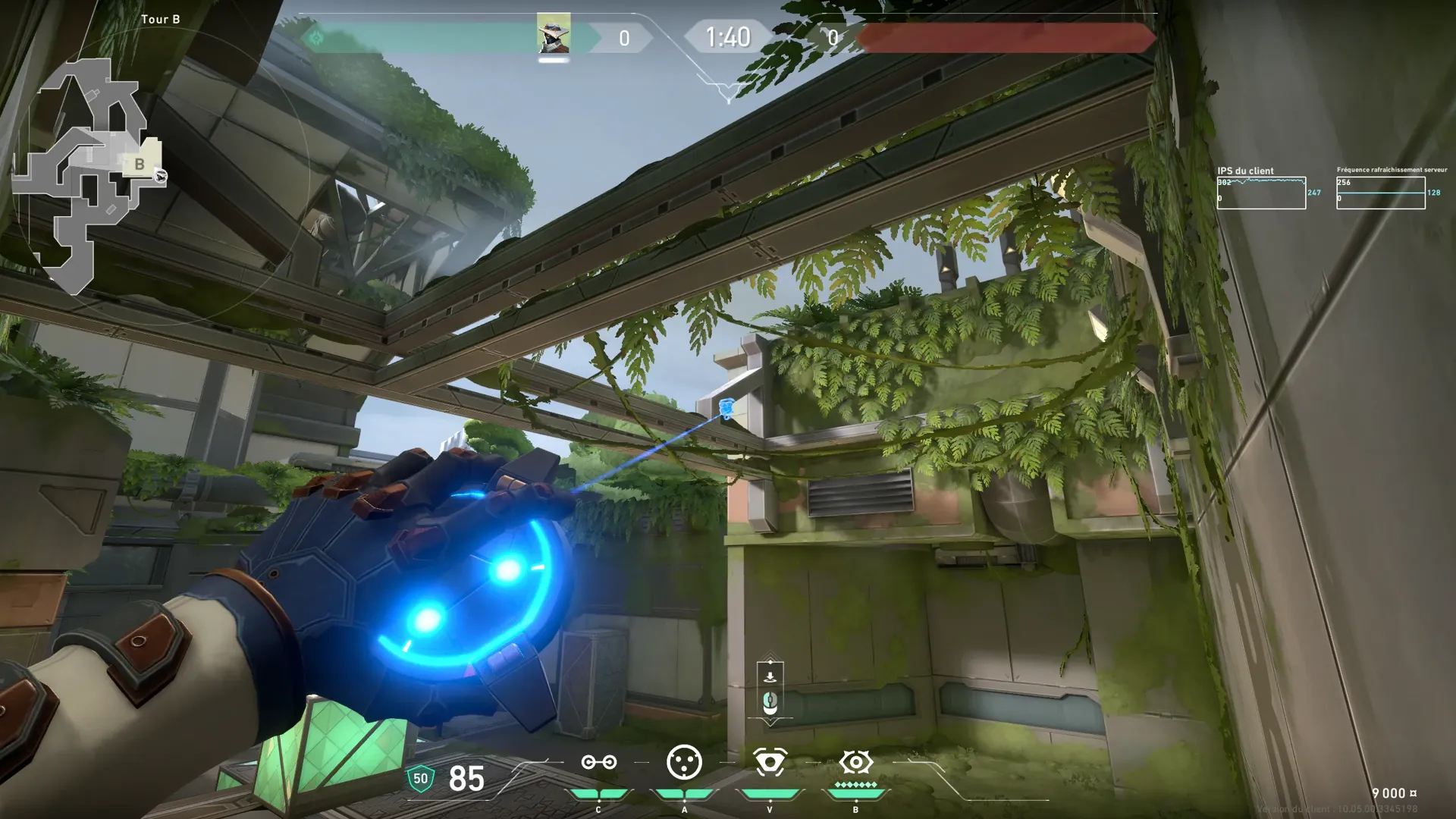 Cypher Spycam on Fracture Defense Site B — step 3 of 5: Aim — line up the shot