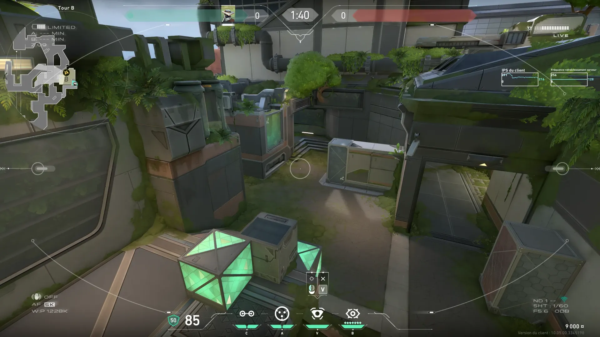 Cypher Spycam on Fracture Defense Site B — step 4 of 5: Aim — line up the shot
