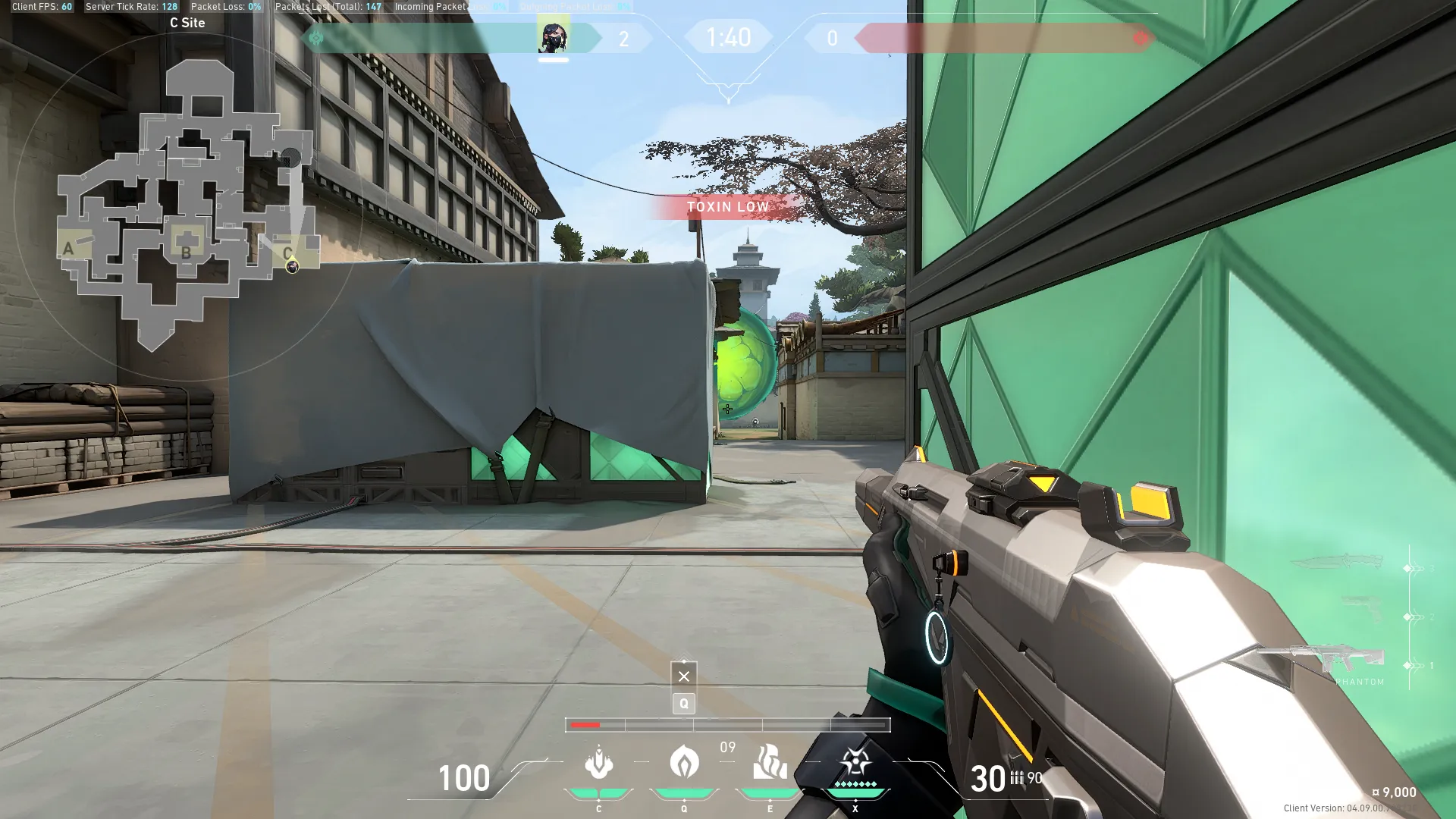 Viper Poison Cloud on Haven Defense Site C — step 3 of 4: Aim — line up the shot