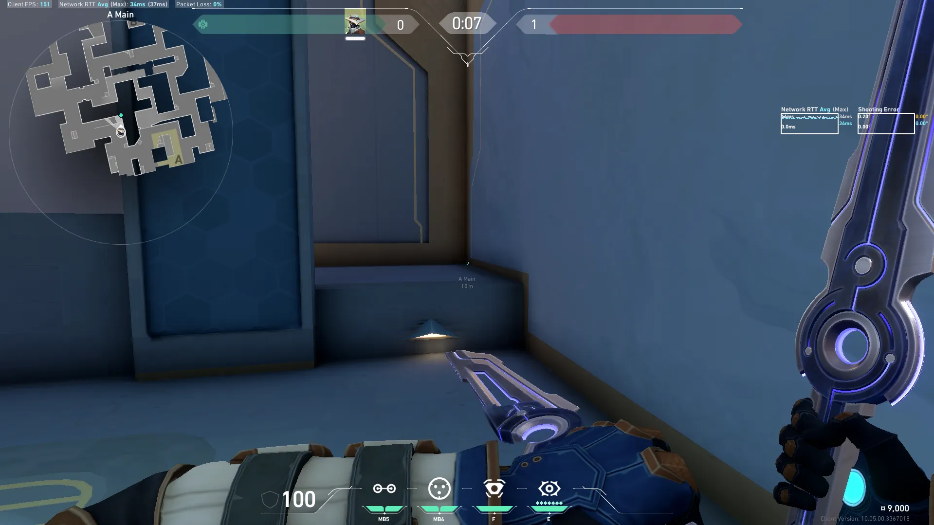 Cypher Site A One Way for Flank — Cypher lineup on Abyss