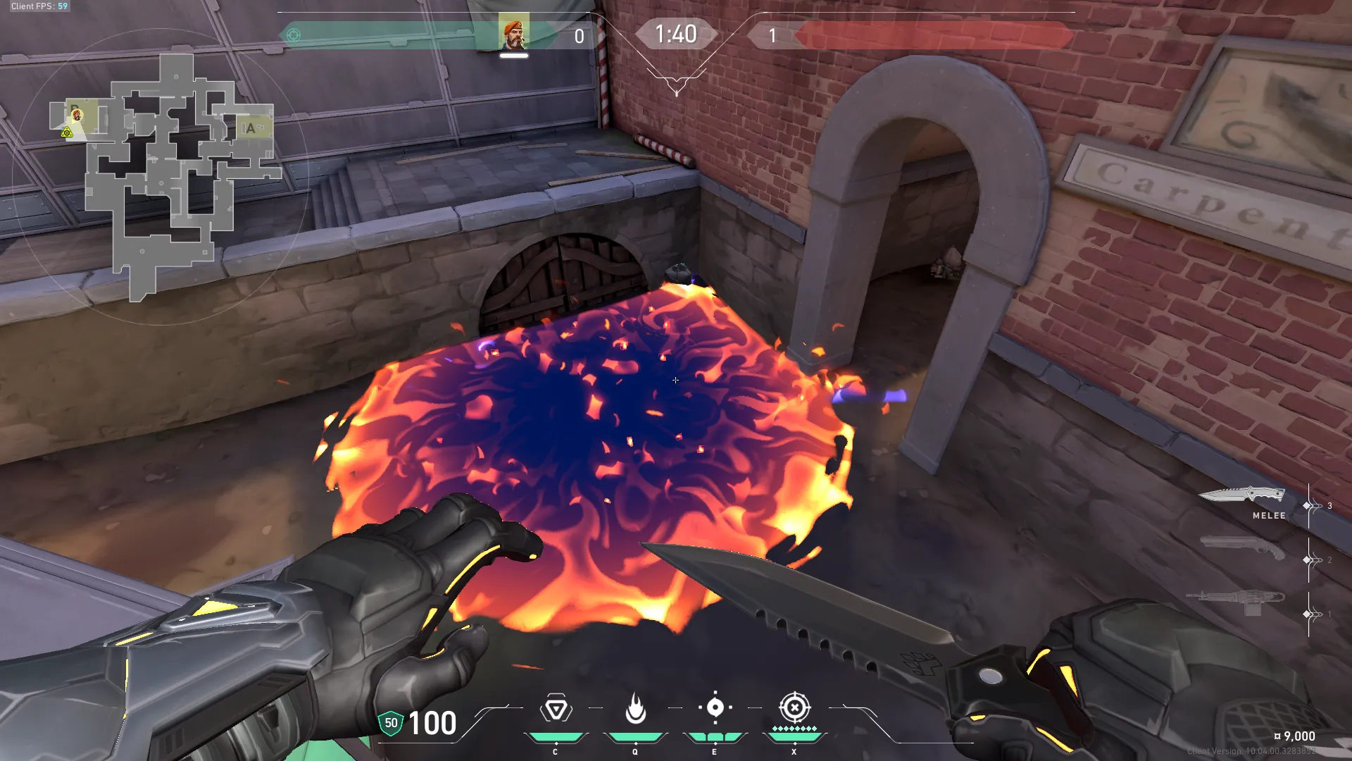 Brimstone Incendiary on Ascent Attack Site B — step 3 of 3: Result