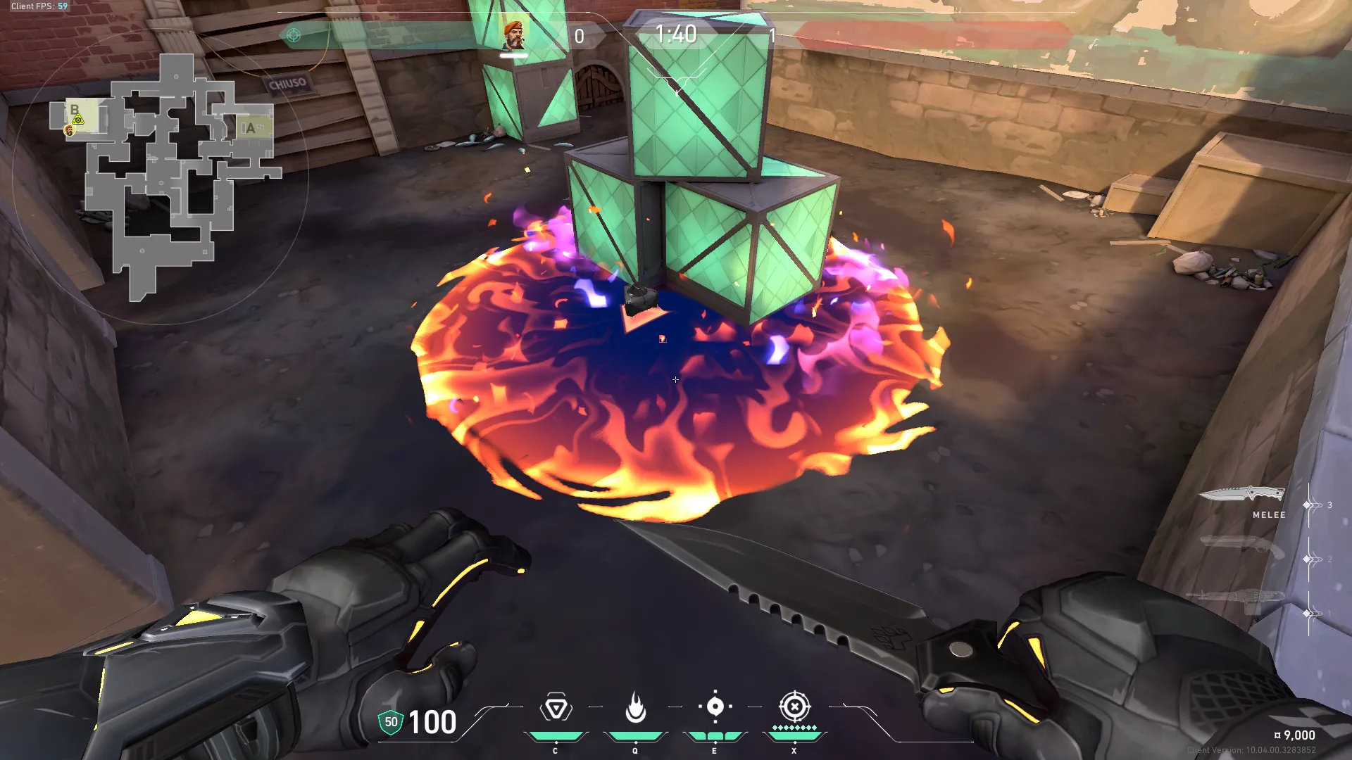 Brimstone Incendiary on Ascent Attack Site B — step 3 of 3: Result