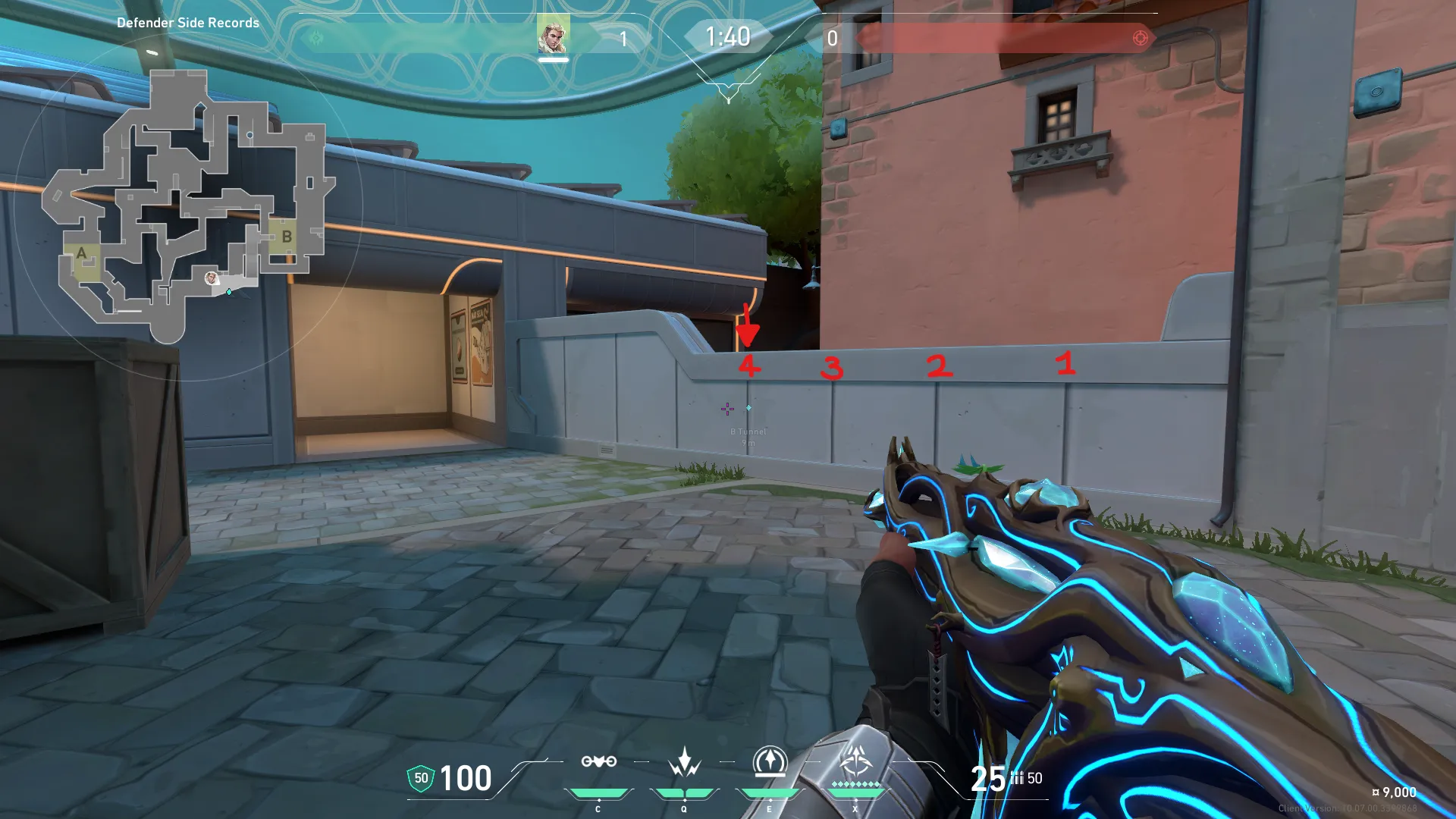 B Site Retake Recon — Sova lineup on Pearl