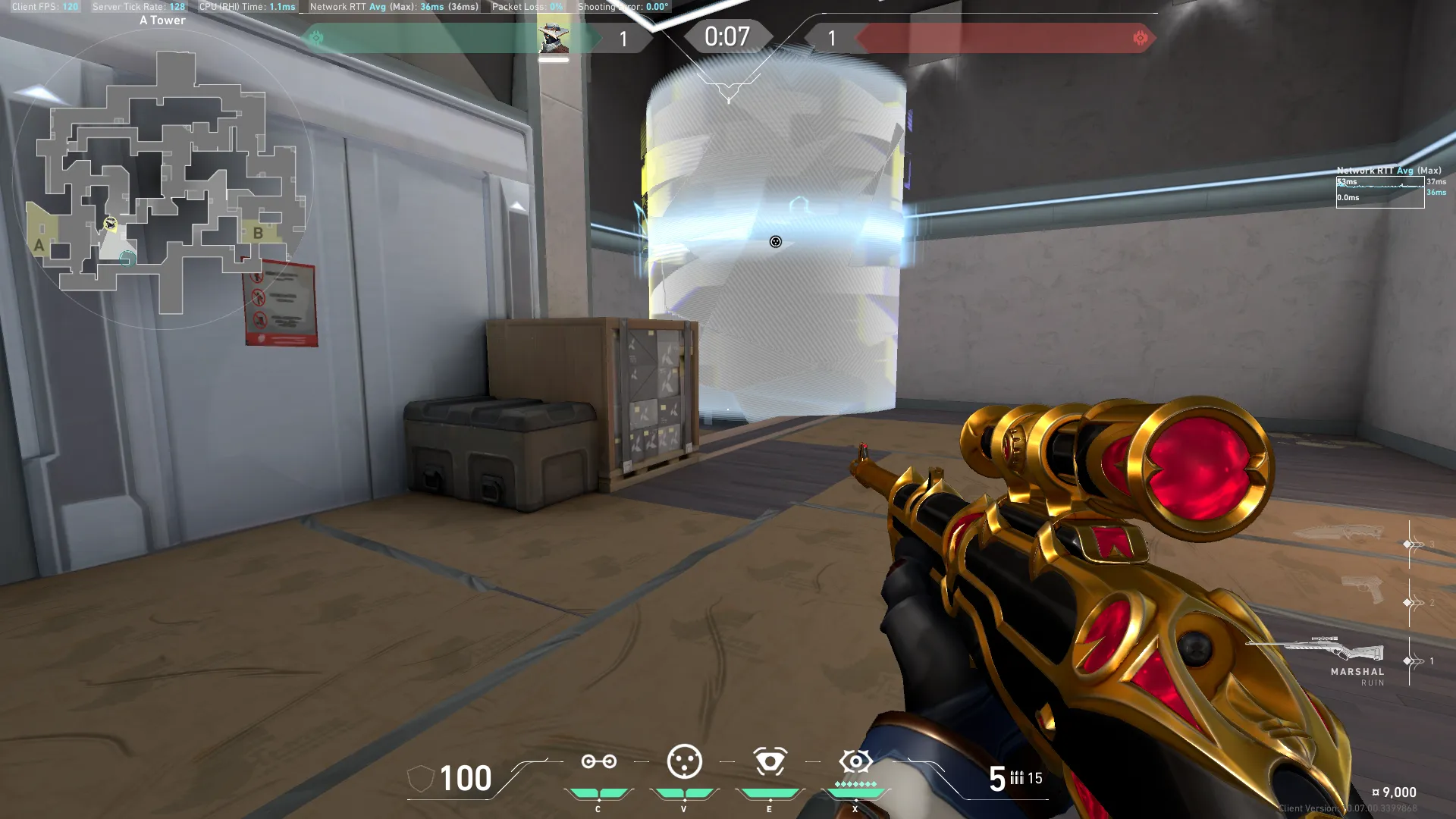 Cypher Cyber Cage on Split Attack Site A — step 4 of 4: Result