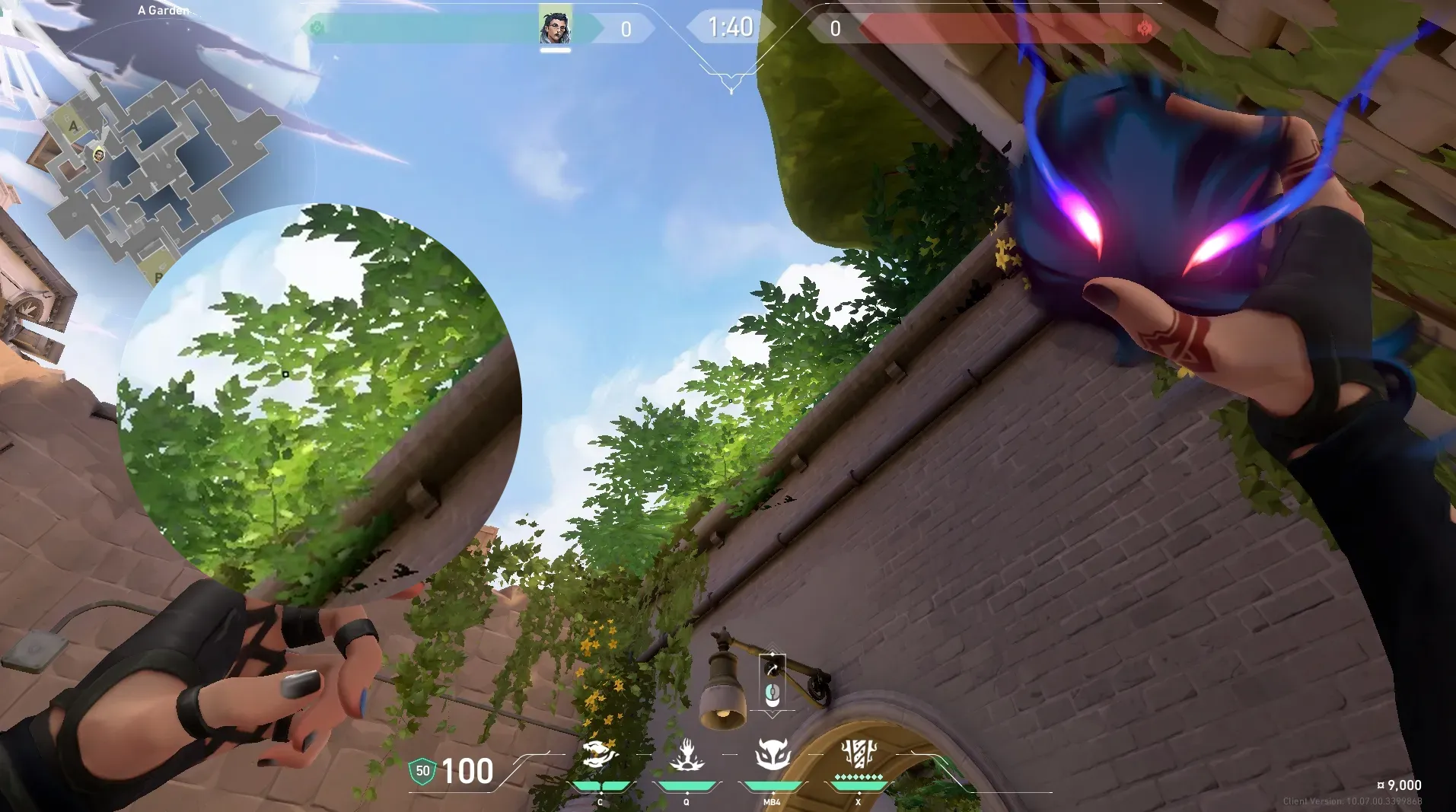 Fade Haunt on Ascent Defense Site A — step 2 of 4: Aim — line up the shot