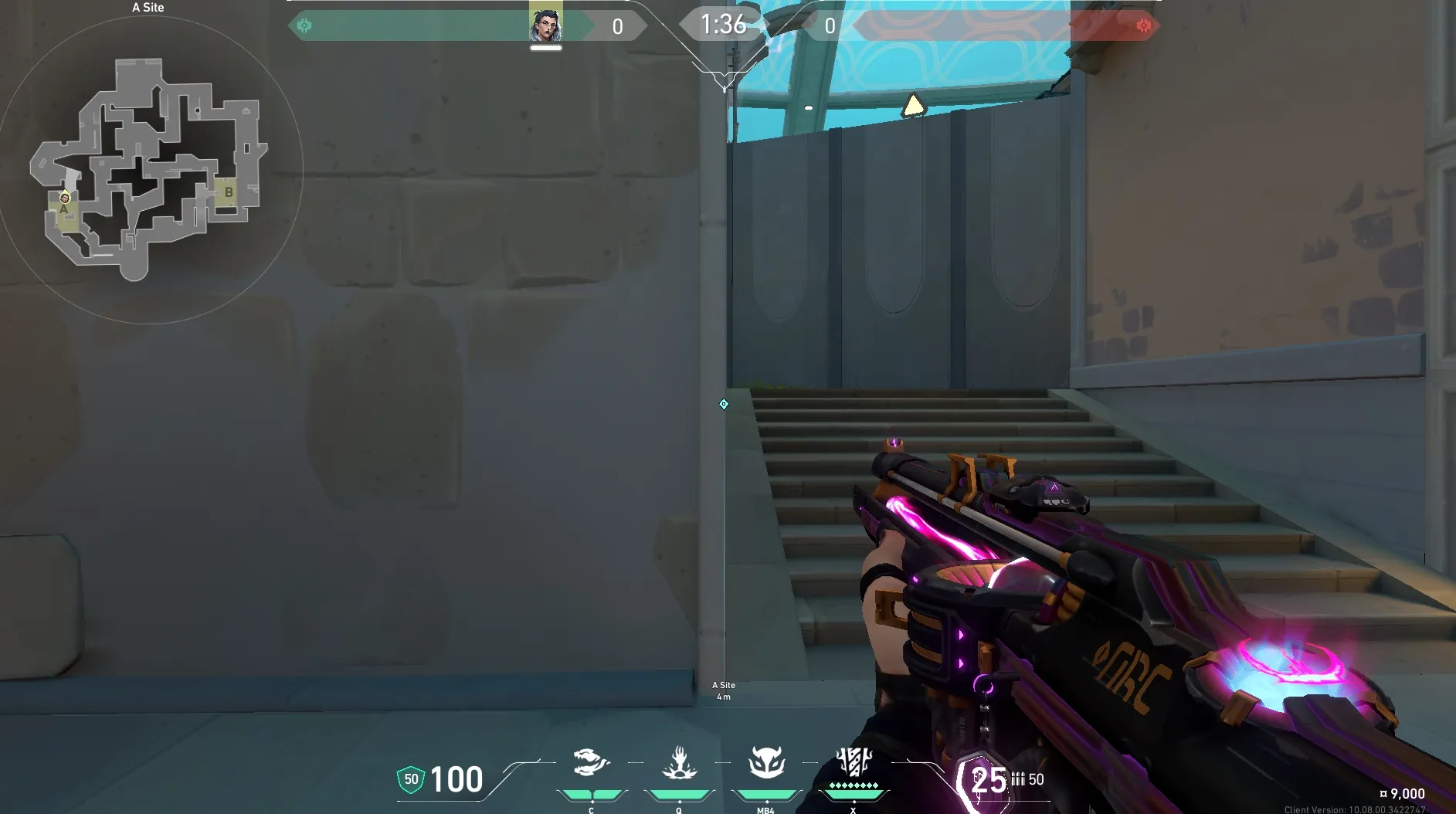 A Main Stairs (near Barrier) to A Restaurant [fast Eye] — Fade lineup on Pearl