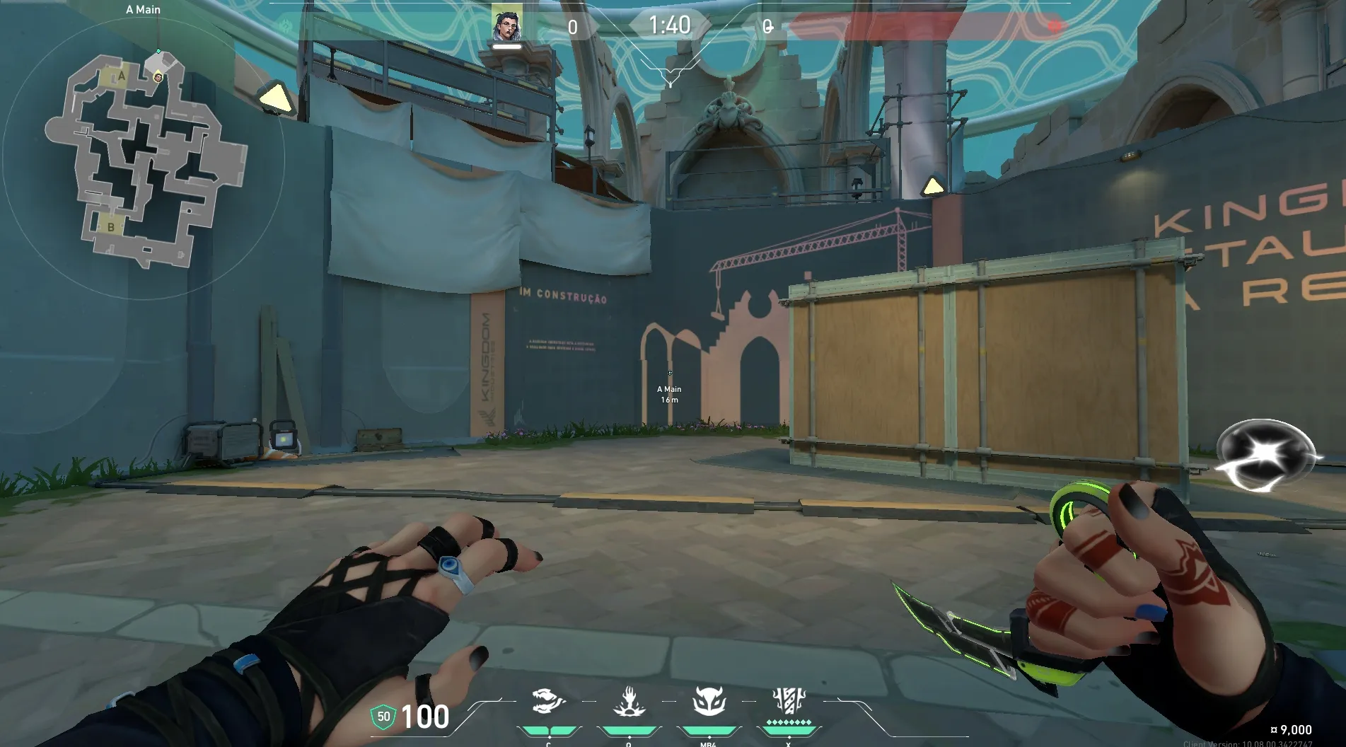 A Main to A Site Roof [attack] — Fade lineup on Pearl