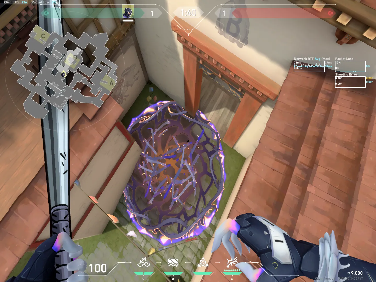 Vyse Razorvine on Haven Defense Site B — step 3 of 3: Result