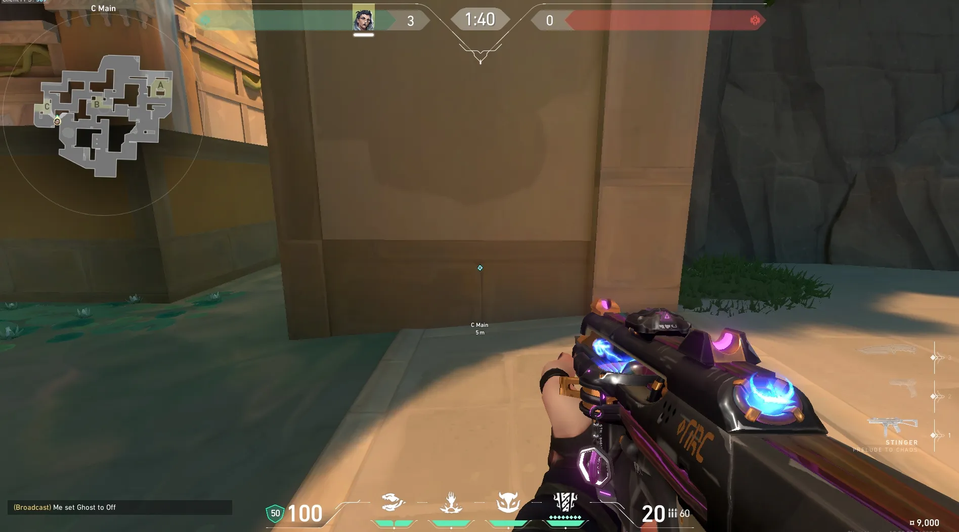 C Main to C Lobby Haunt — Fade lineup on Lotus