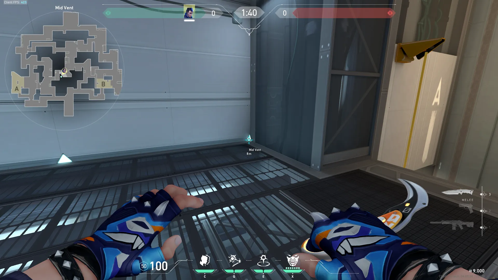 Mid Vent to B Lobby. — Yoru lineup on Split