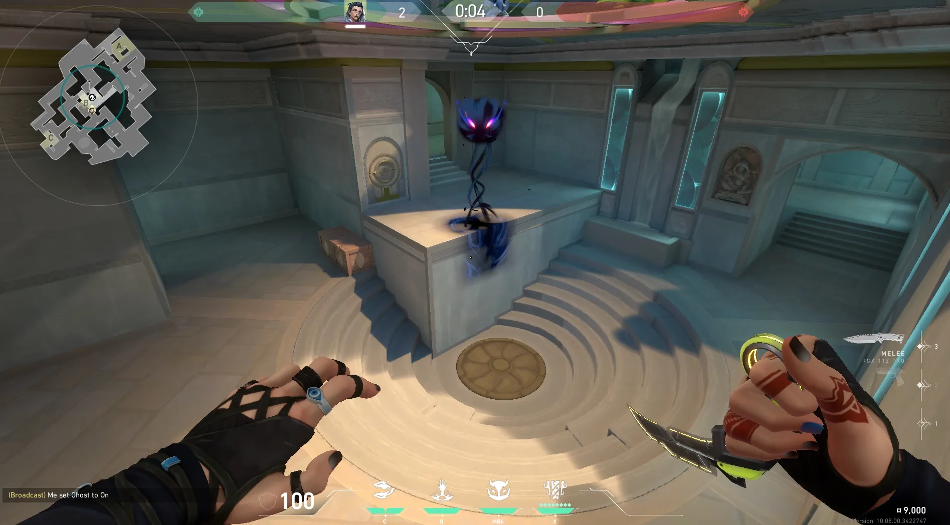 Fade Haunt on Lotus Attack Site B — step 4 of 4: Result
