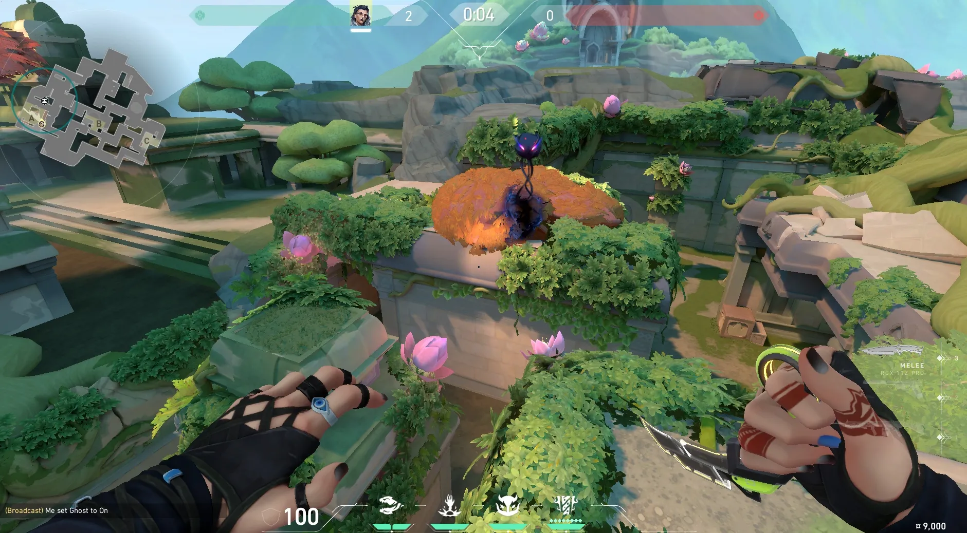 Fade Haunt on Lotus Attack Site A — step 3 of 3: Result