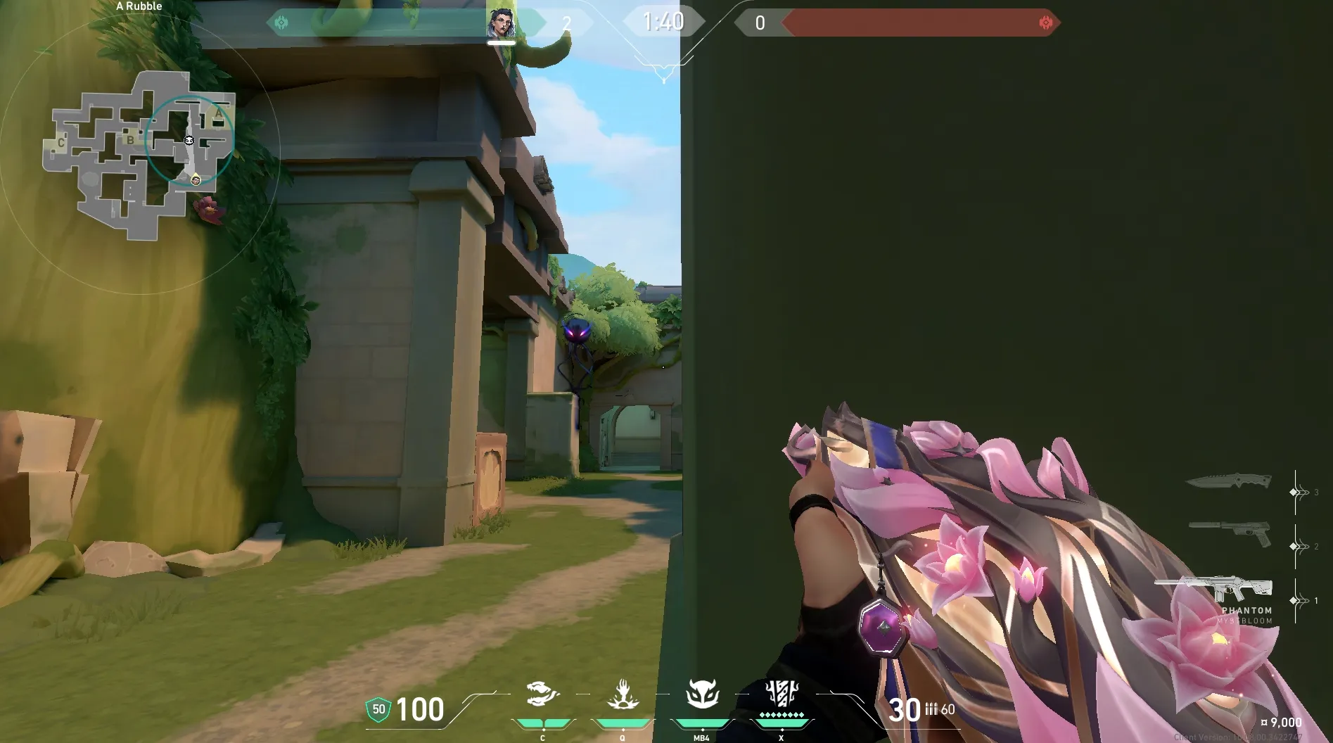 Fade Haunt on Lotus Attack Site A — step 4 of 4: Result
