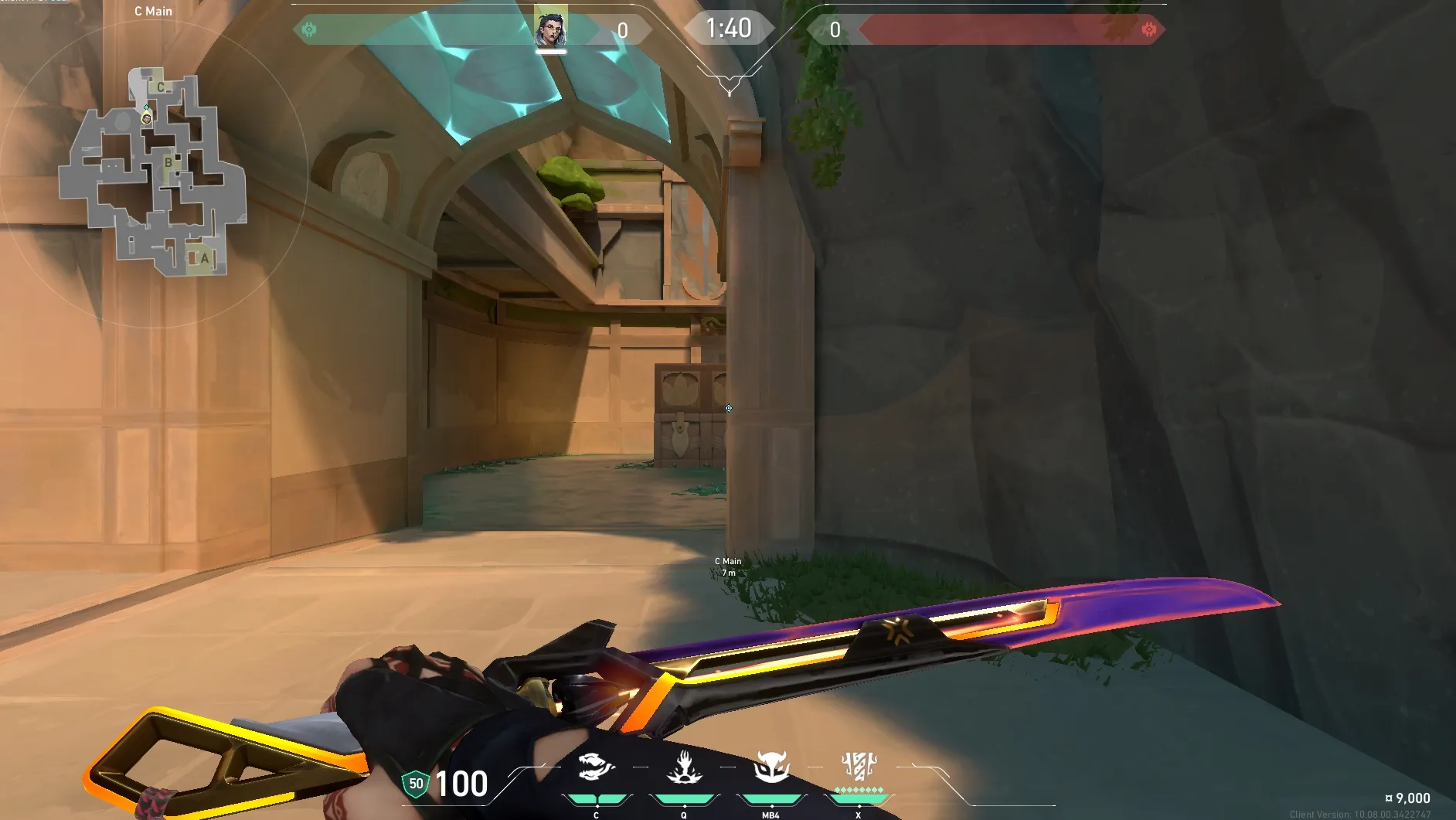 C Main to C Bend (easy Haunt) — Fade lineup on Lotus