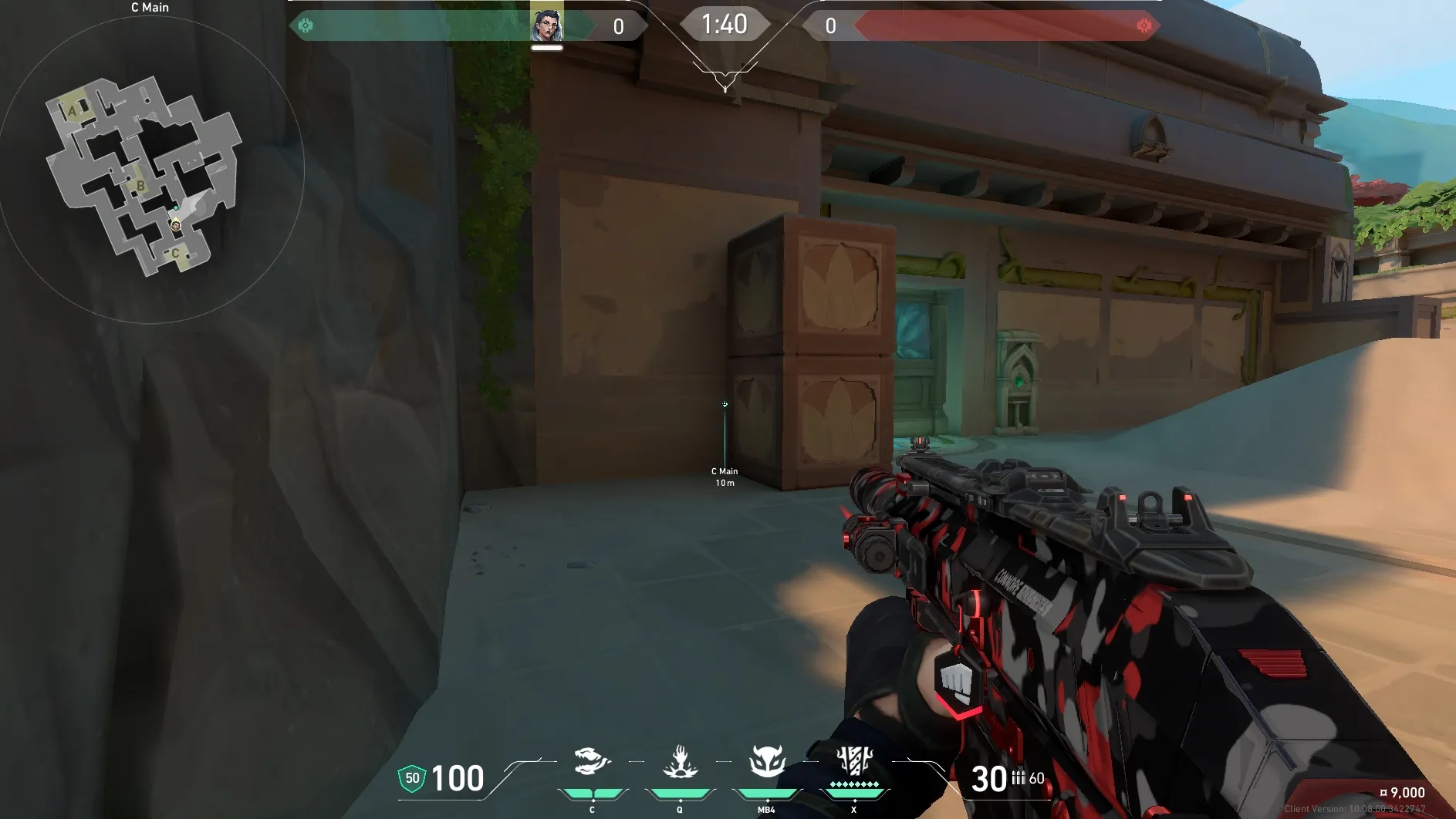 C Main Boxes (hiding Spot) to C Mound Haunt — Fade lineup on Lotus