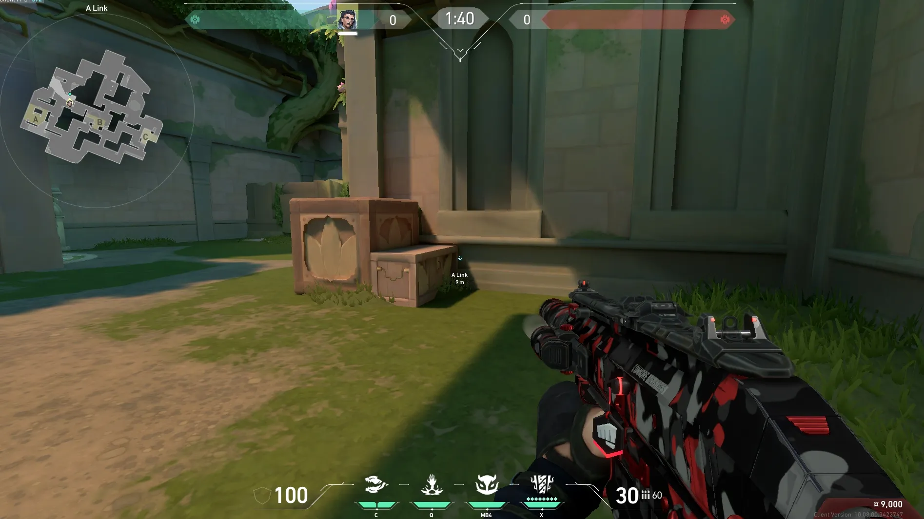 A Link Boxes to A Main Haunt [wallbang] — Fade lineup on Lotus
