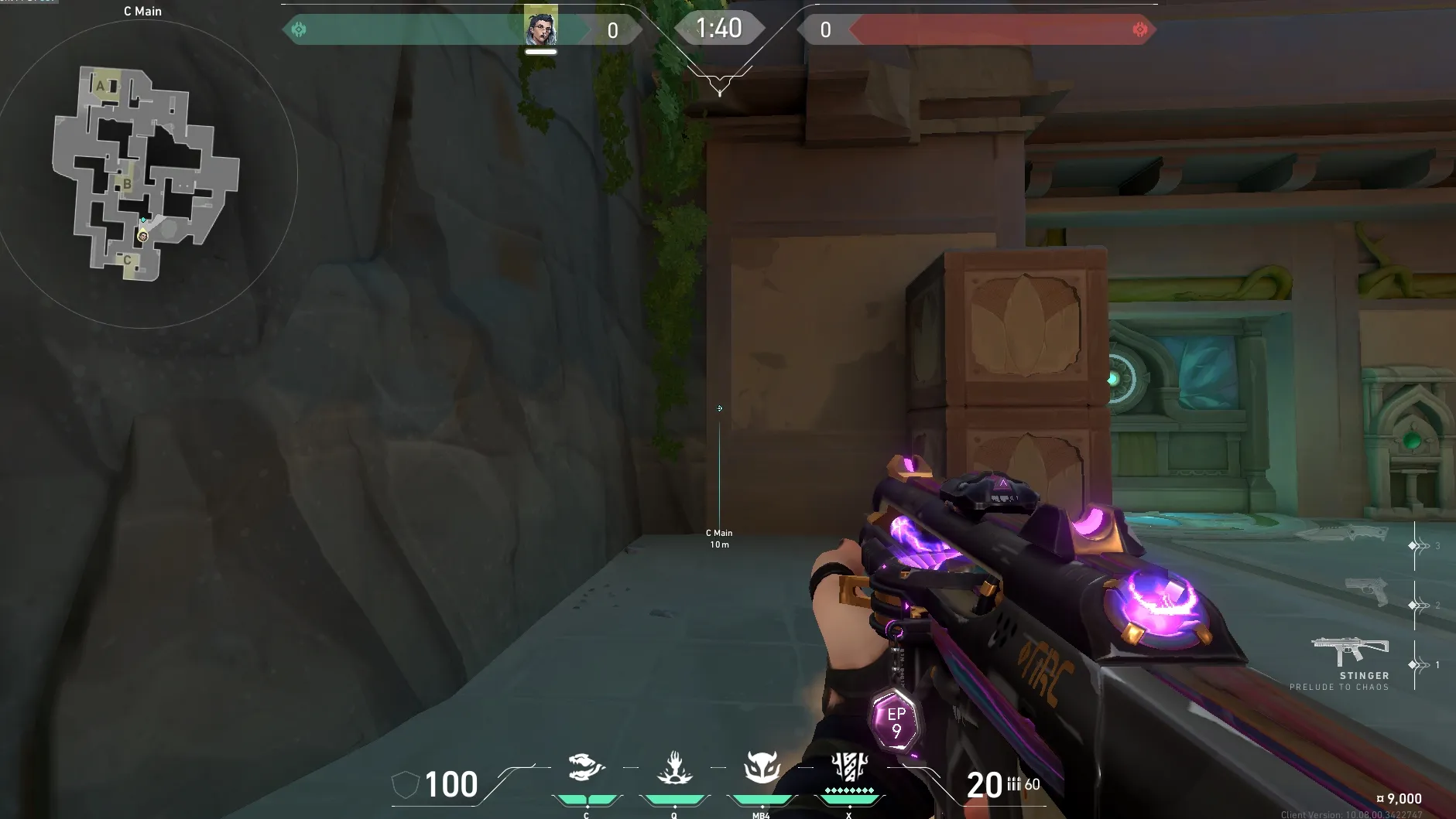 C Main to C Mound Haunt [behind Boxes] — Fade lineup on Lotus