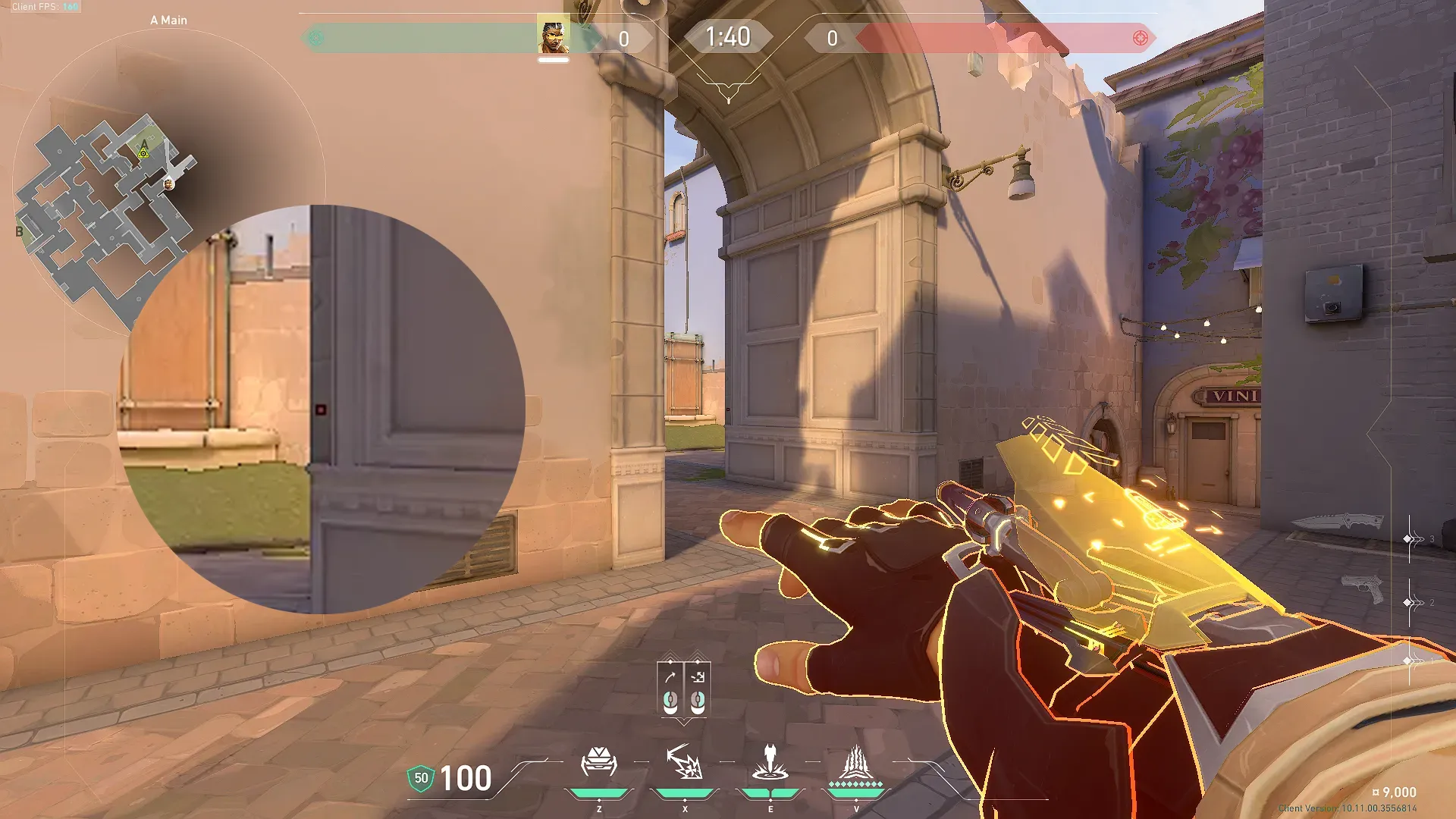 Tejo Special Delivery on Ascent Attack Site A — step 2 of 4: Aim — line up the shot