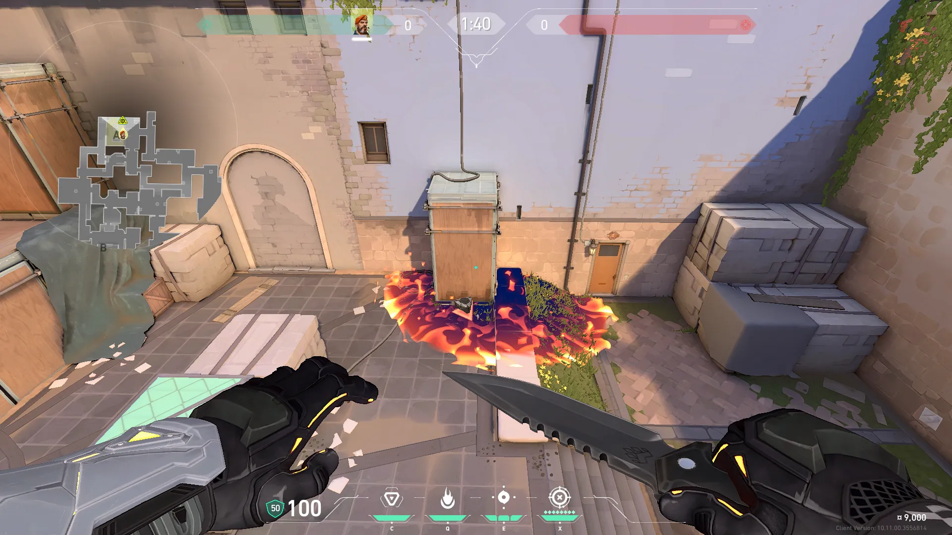 Brimstone Incendiary on Ascent Attack Site A — step 3 of 3: Result