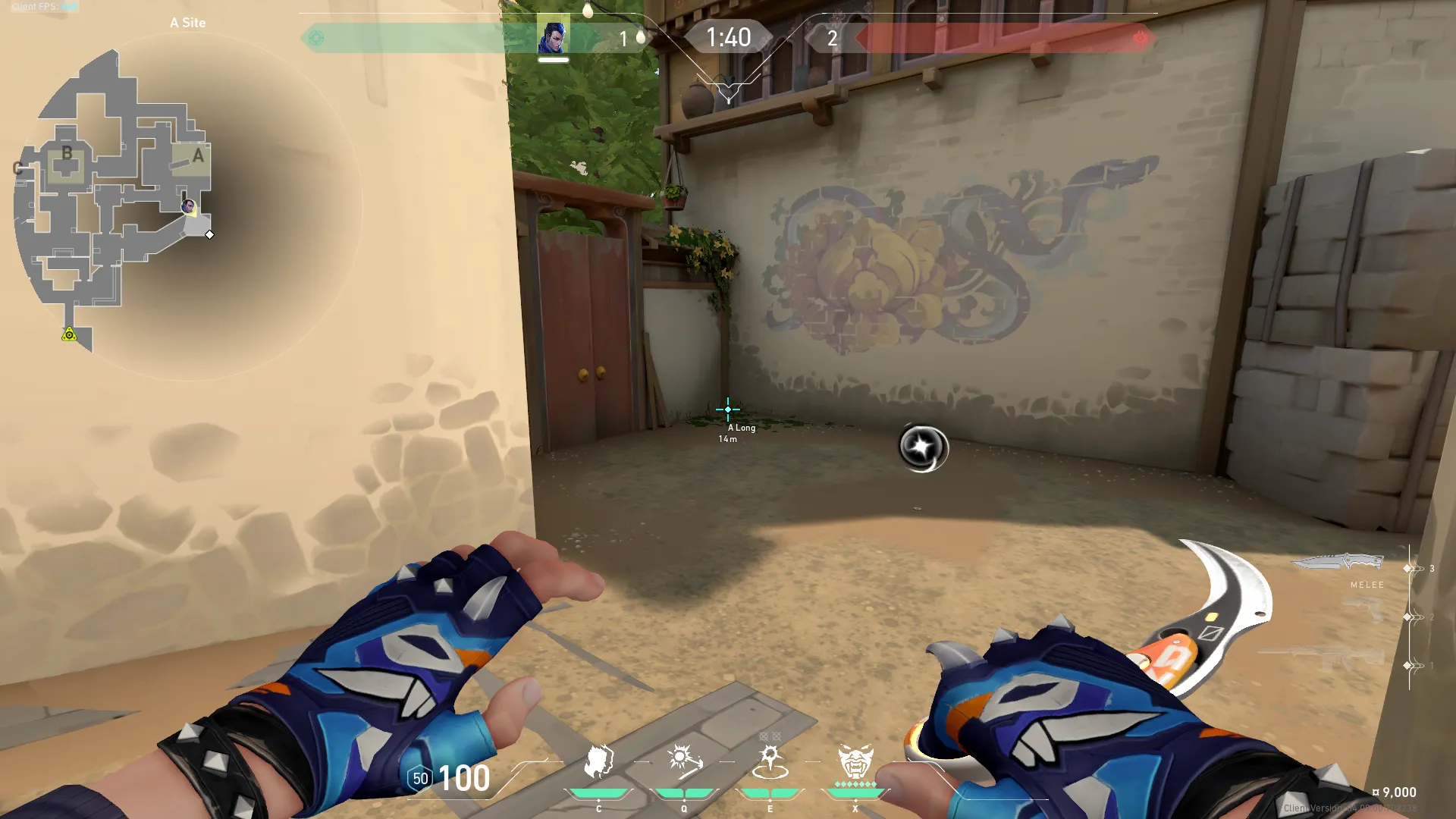 A Long Cubby to Defenders Spawn — Yoru lineup on Haven