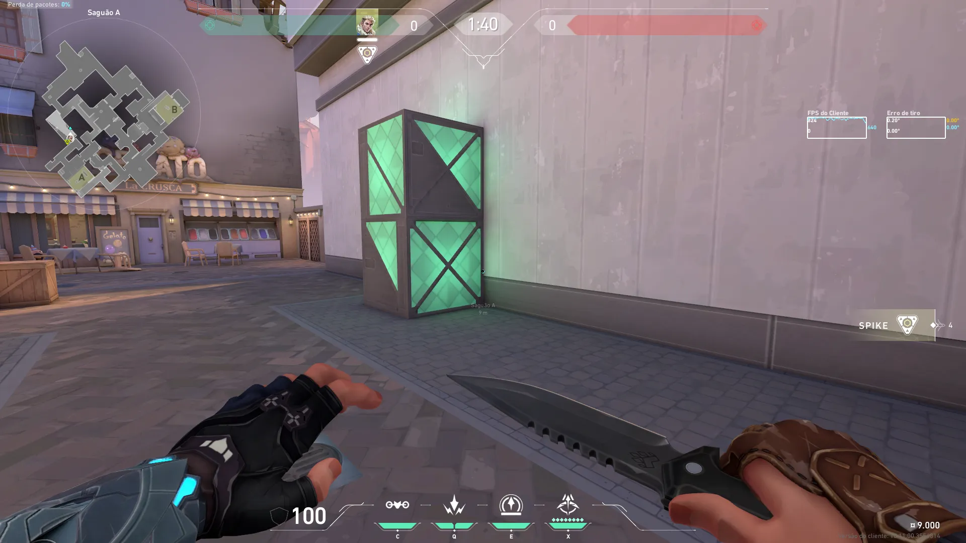 Shock Dart to Destroy A Site Cypher Tripwire — Sova lineup on Ascent