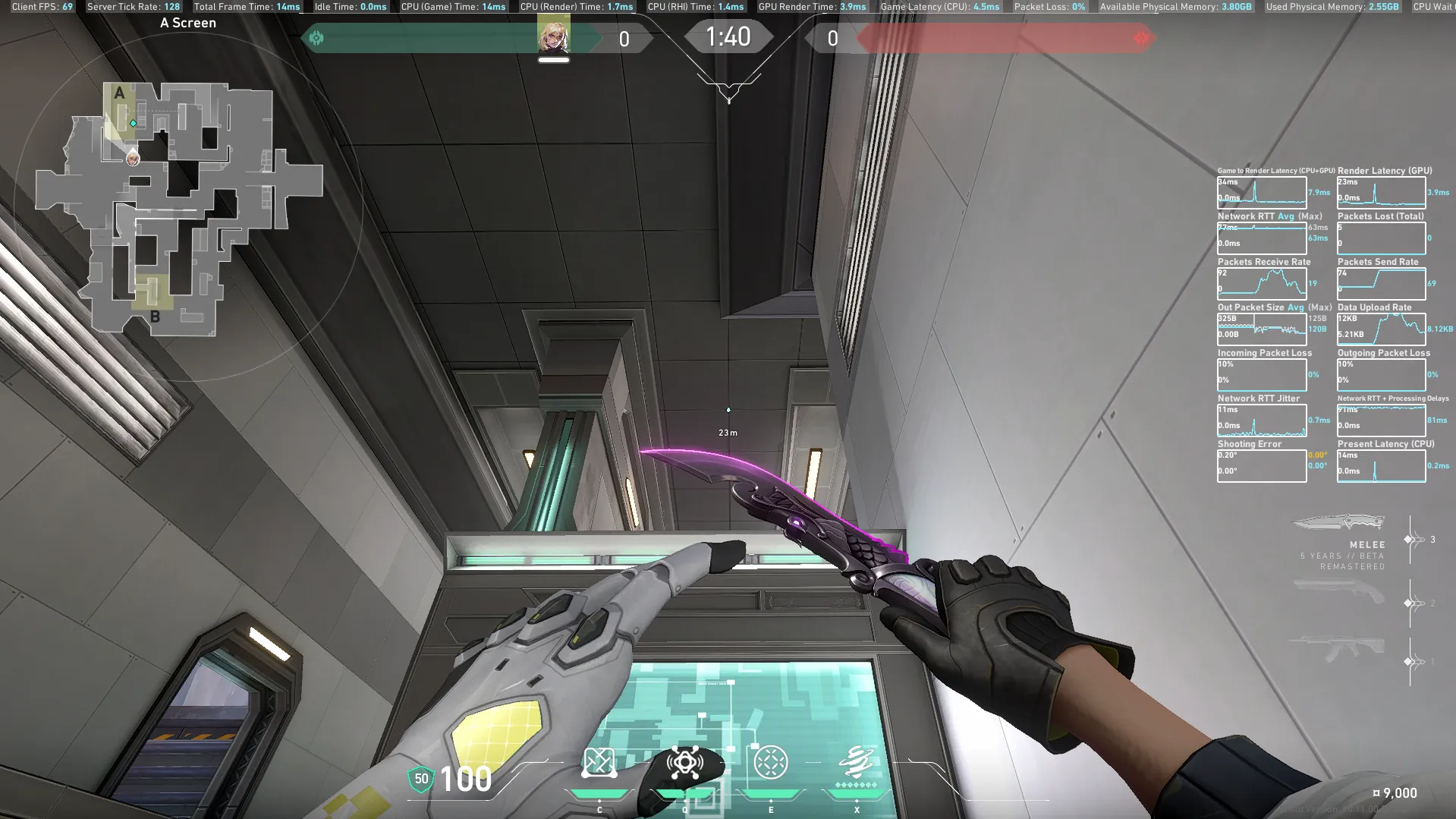 Deadlock Annihilation on Icebox Defense Site A — step 2 of 3: Aim — line up the shot
